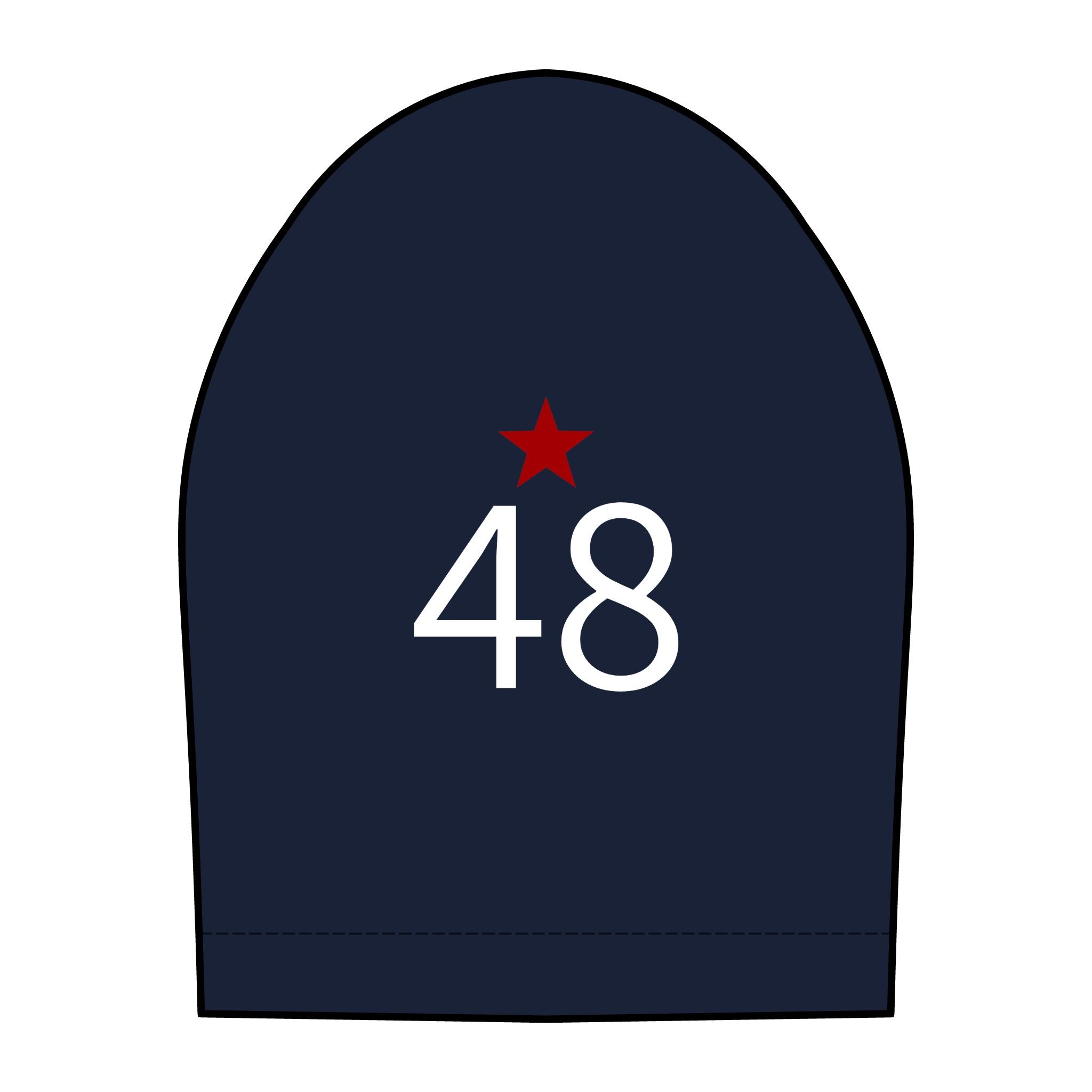 48*  I Miss You: Team polo Shirt - Blue Ribbon - Widow / Women's