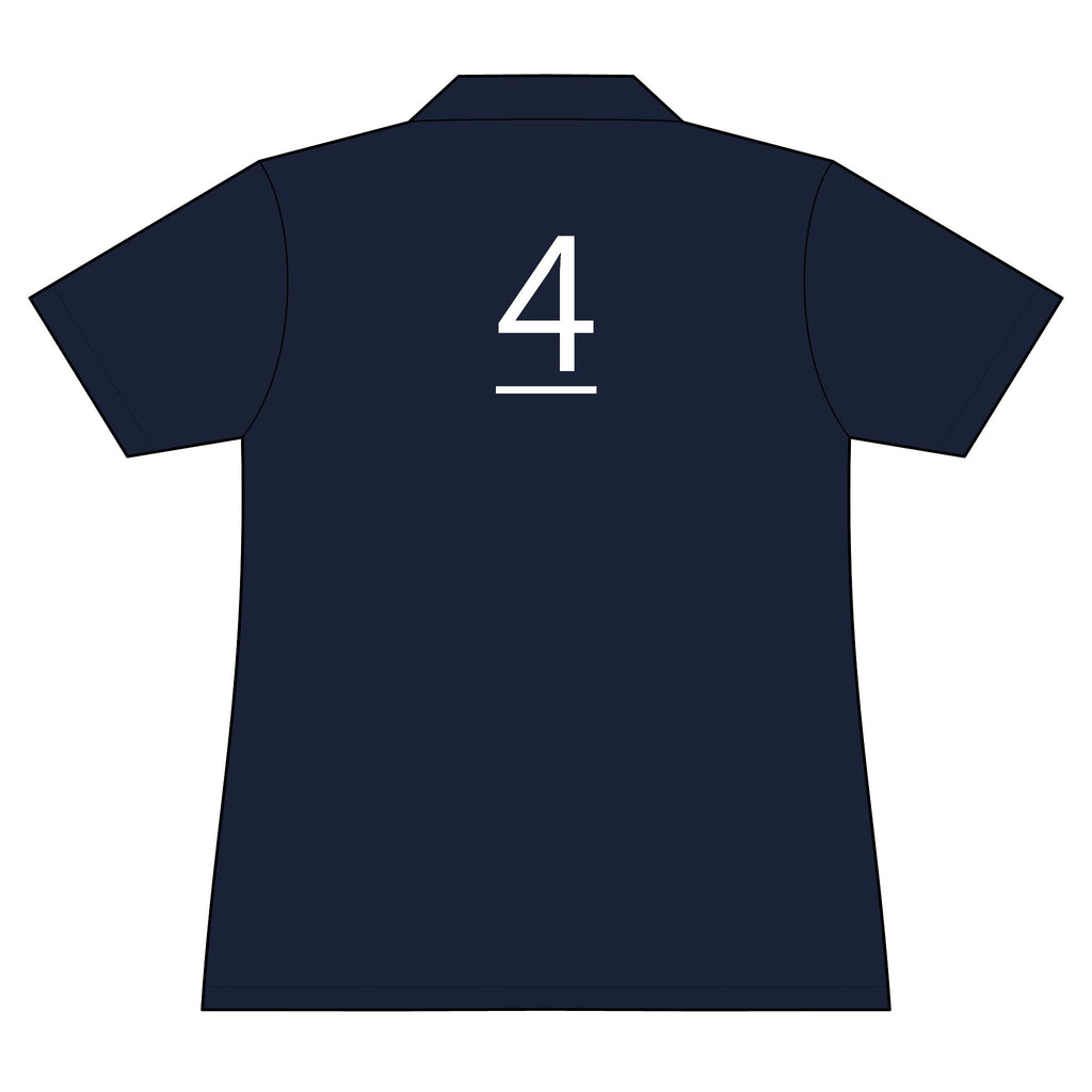 4th  Teammate: Team polo Shirt - Blue Ribbon - Daughter / Women's