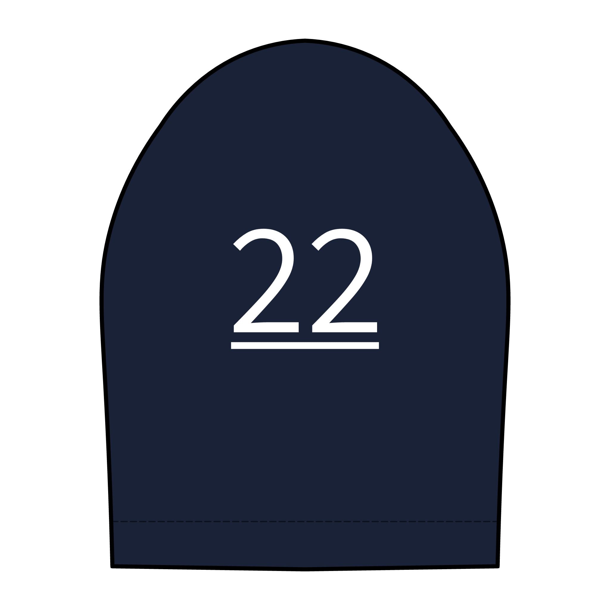22nd  Teammate: Team polo Shirt - Blue Ribbon - Daughter / Women's