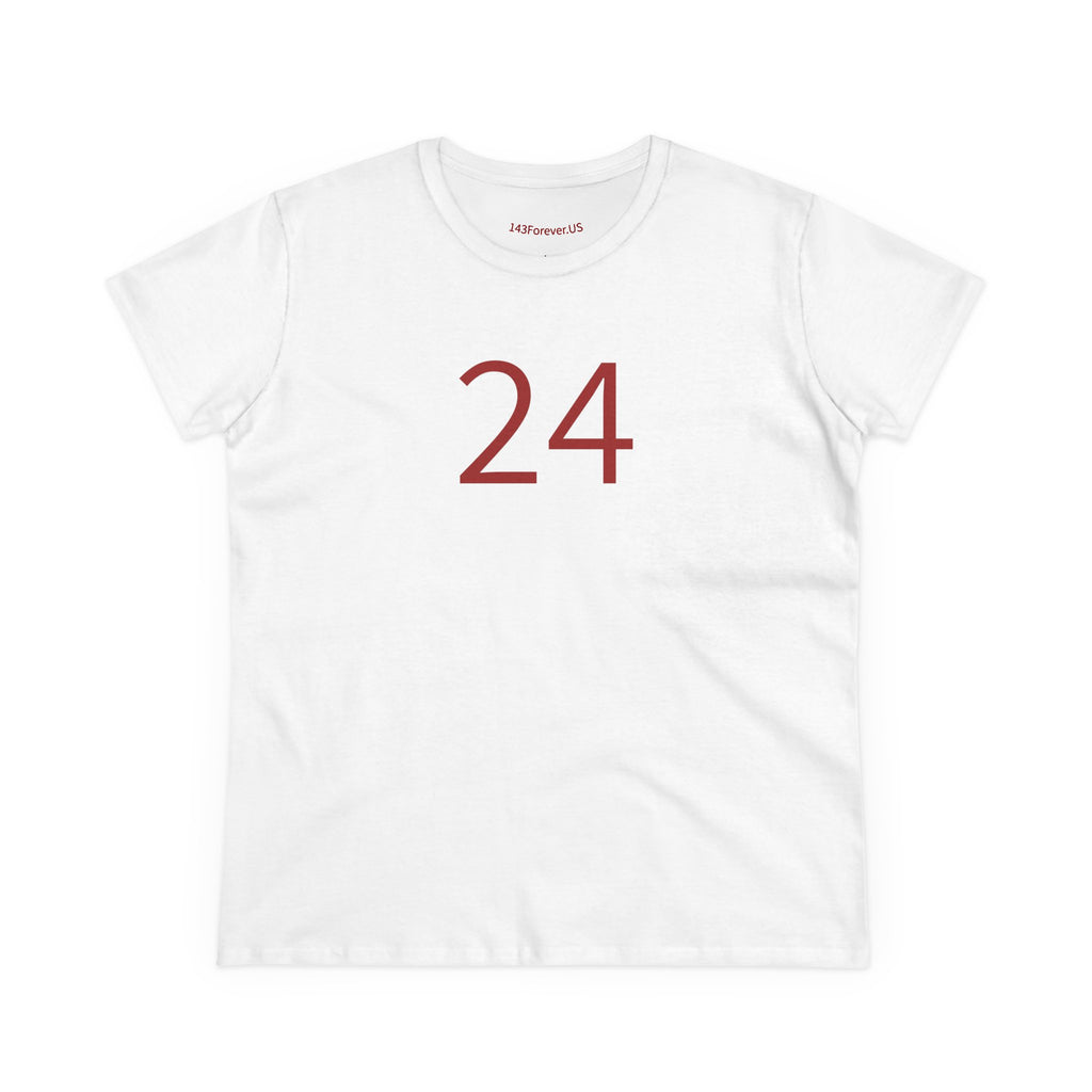 Happy Anniversary: Midweight Short Sleeve Tee Shirt - Wife / Women's 24