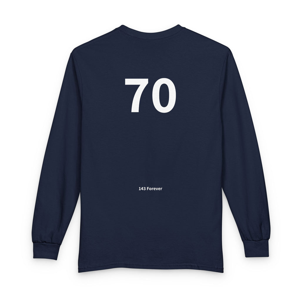 70TH  Happy Anniversary:  Team Shirt Long - Husband / Men's