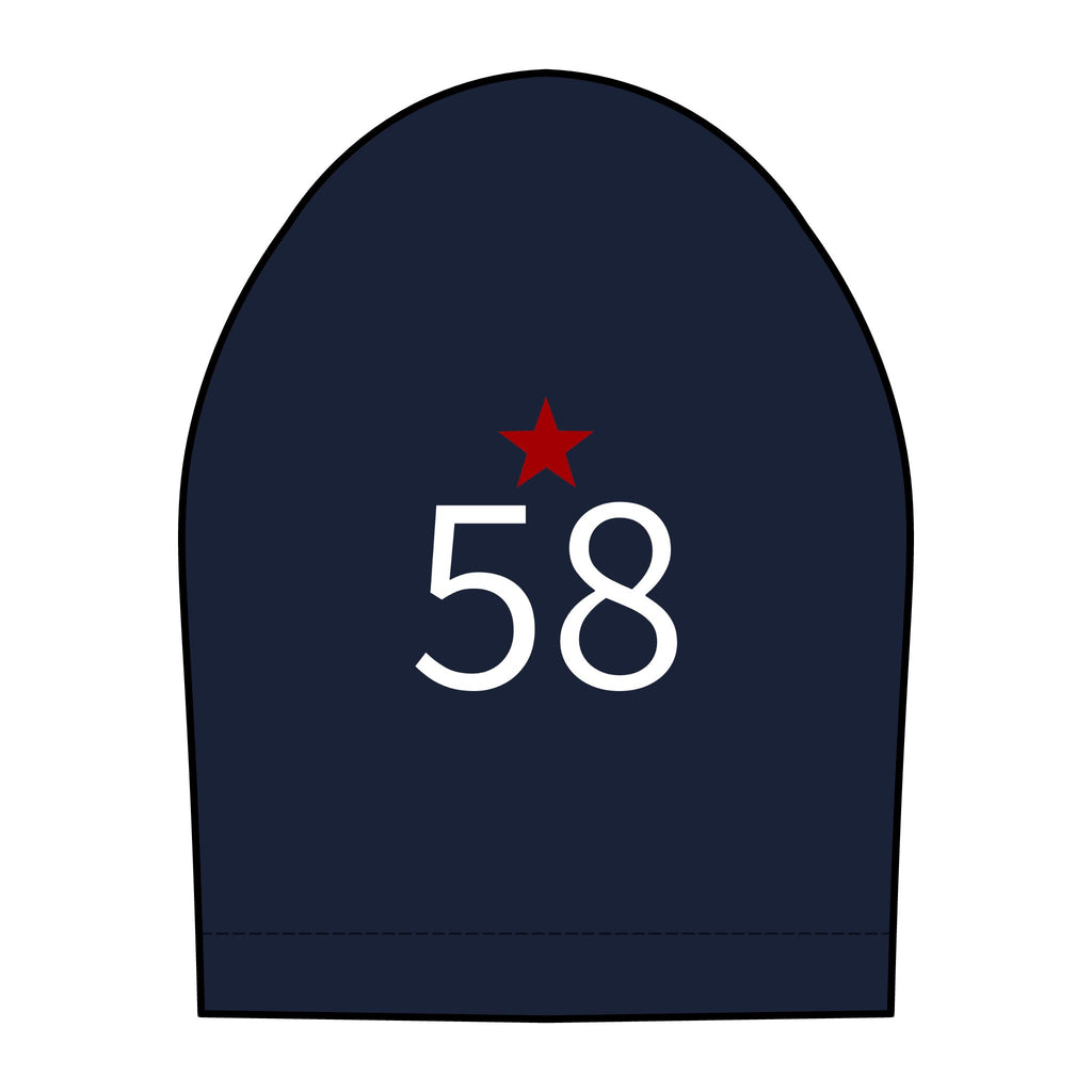 58*  I Miss You: Team polo Shirt - Blue Ribbon - Widow / Women's