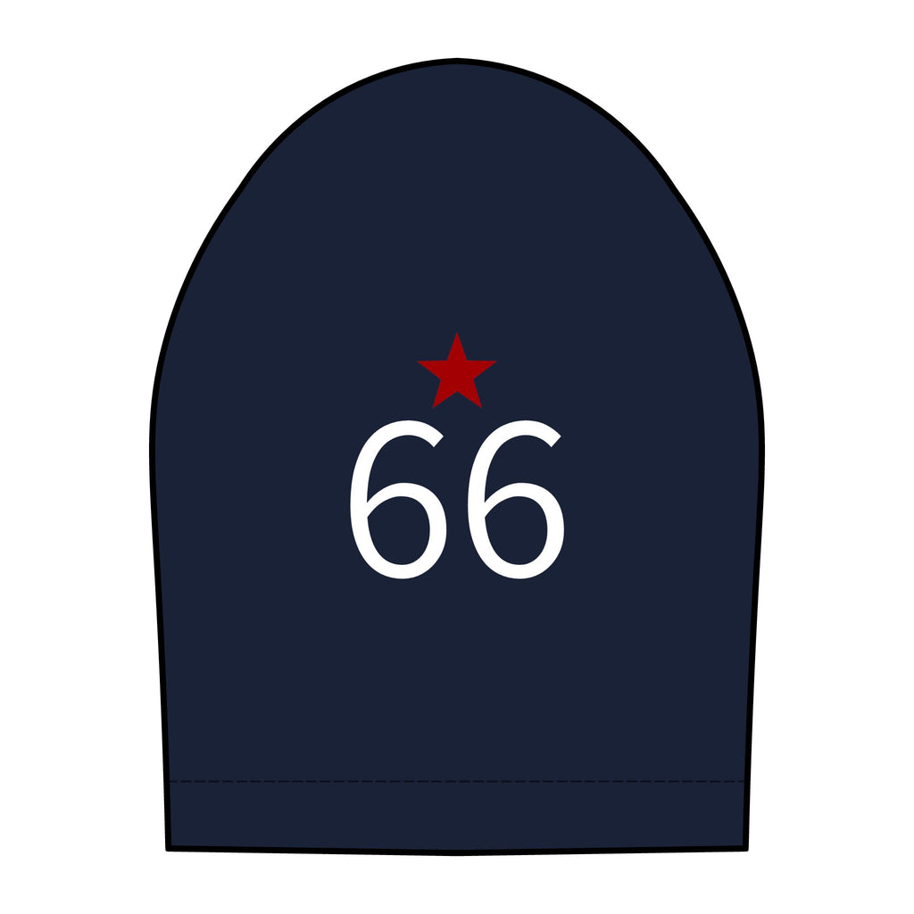 66*  I Miss You: Team polo Shirt - Blue Ribbon - Widow / Women's