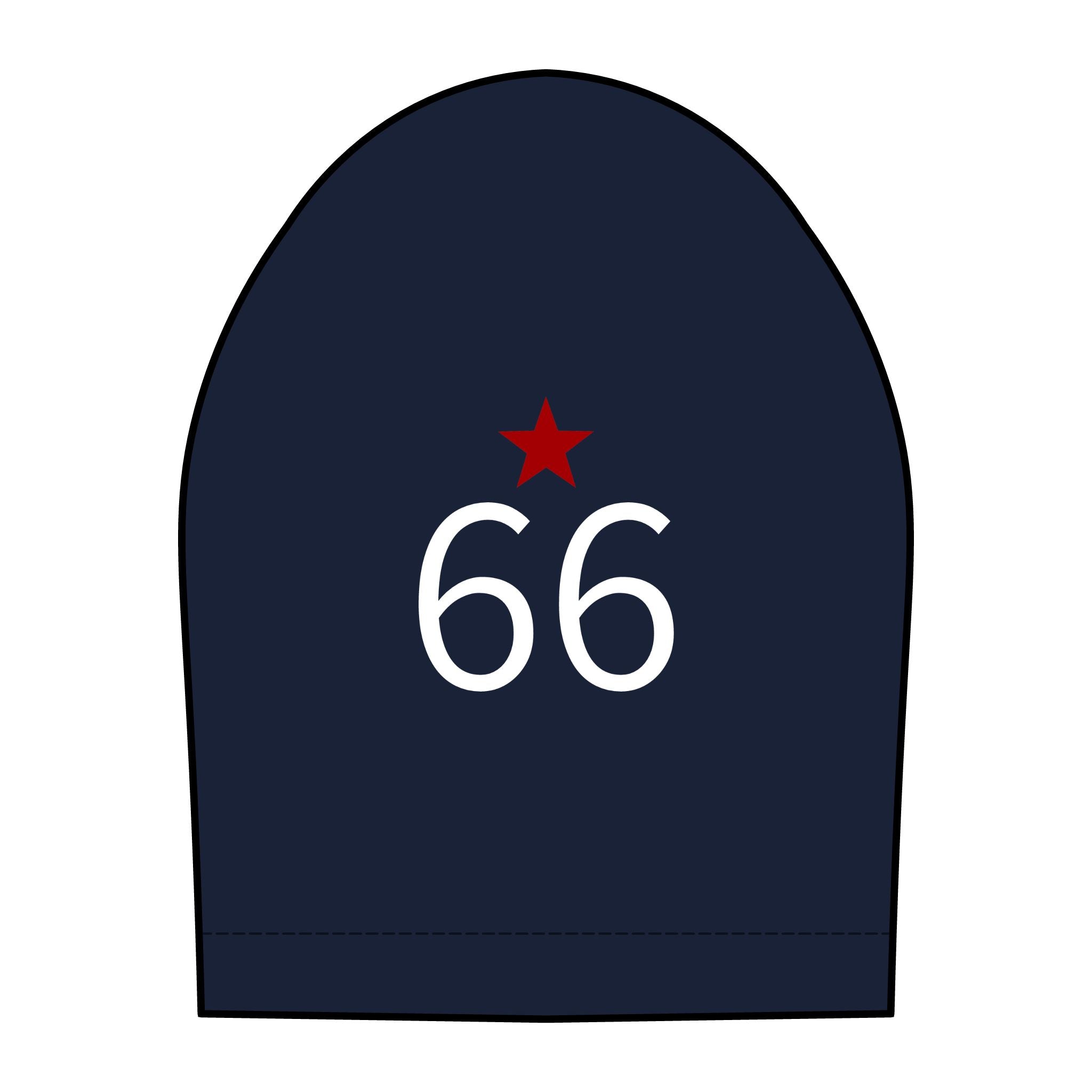 66*  I Miss You: Team polo Shirt - Blue Ribbon - Widow / Women's