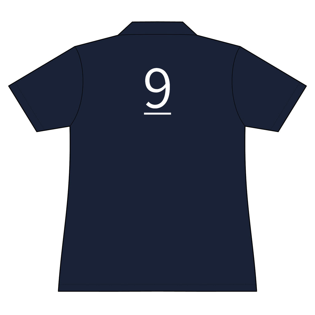 9th  Teammate: Team polo Shirt - Blue Ribbon - Daughter / Women's