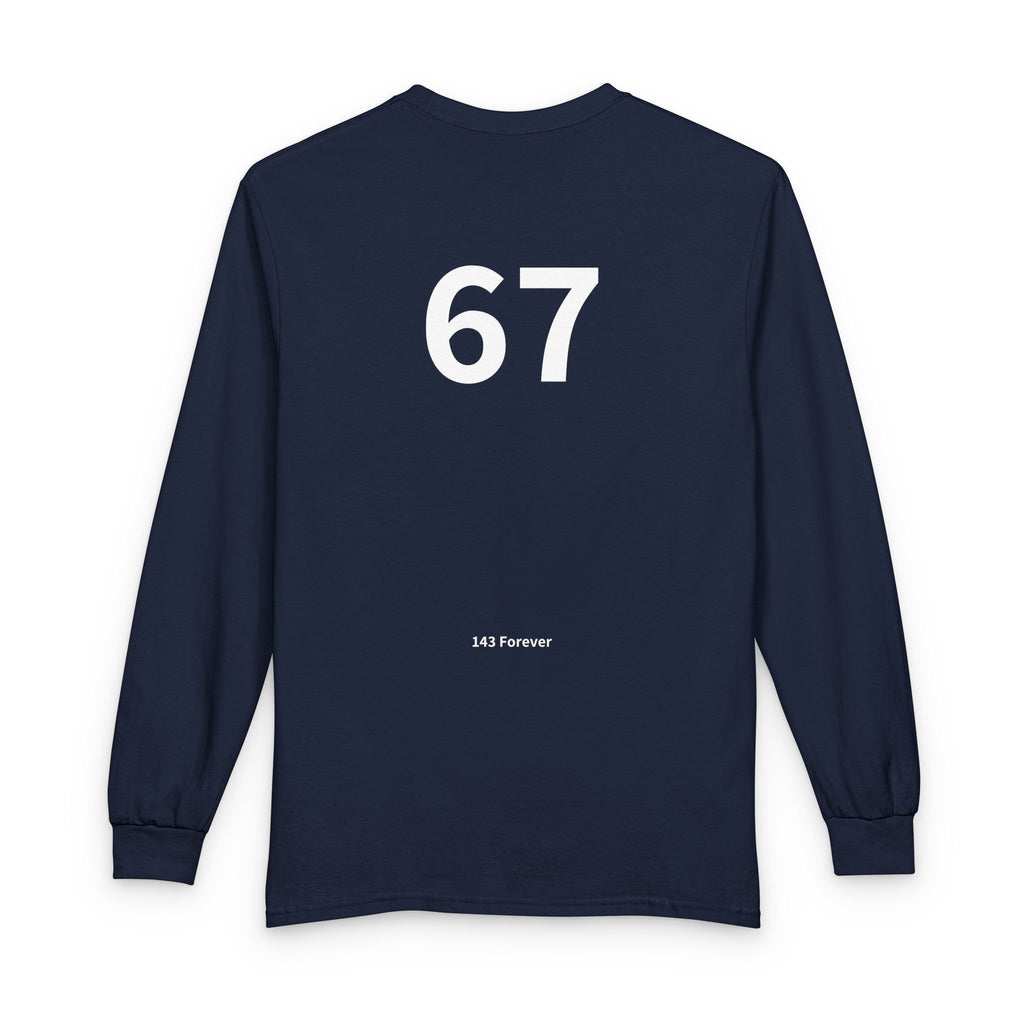 67TH  Happy Anniversary:  Team Shirt Long - Husband / Men's