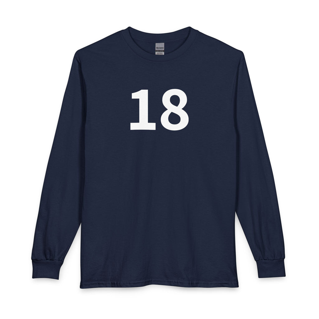 18TH  Happy Anniversary:  Team Shirt Long - Husband / Men's