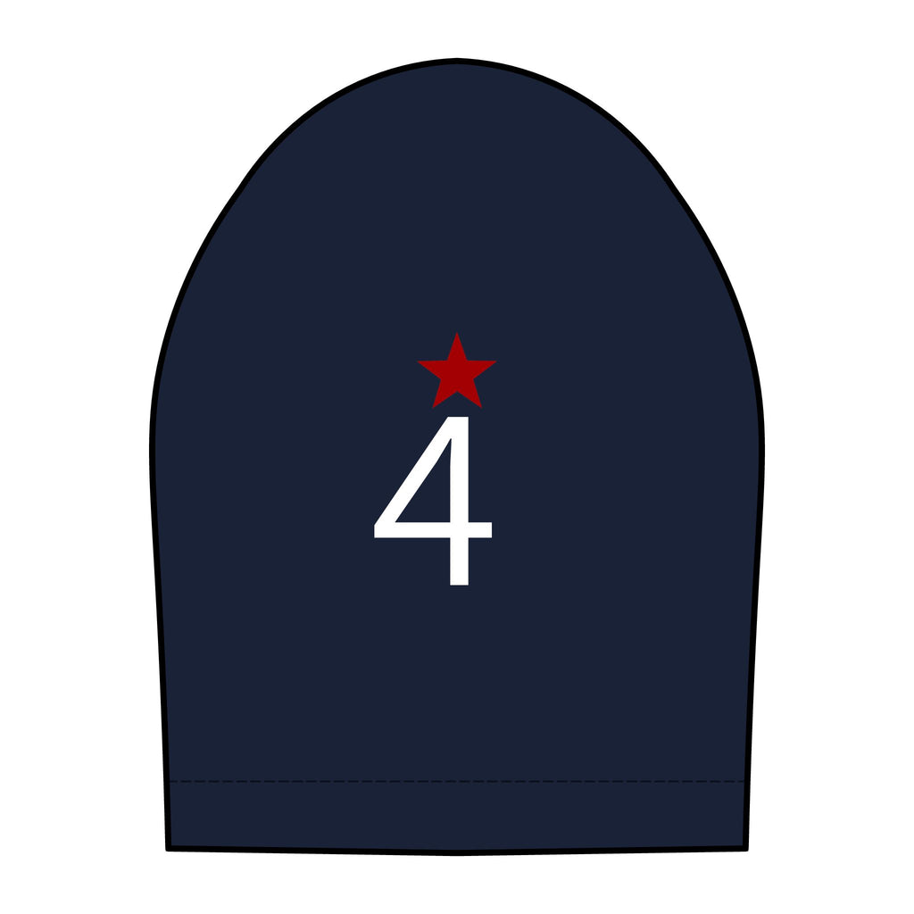 4*  I Miss You: Team polo Shirt - Blue Ribbon - Widow / Women's