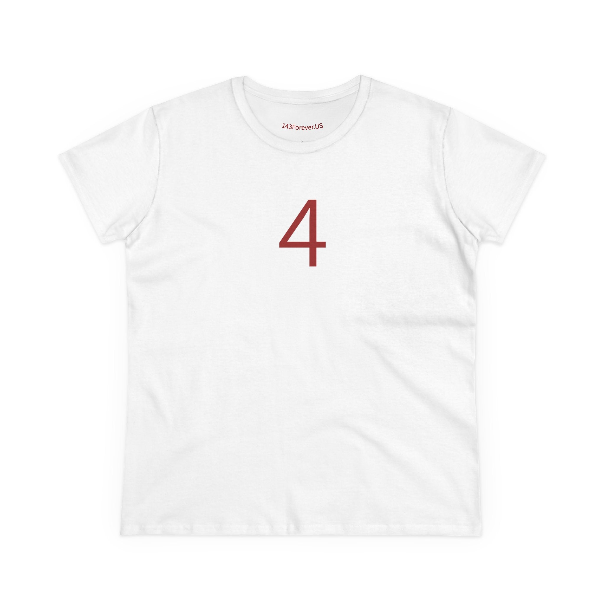 4th  Happy Anniversary: Team Shirt Short - Wife / Women's