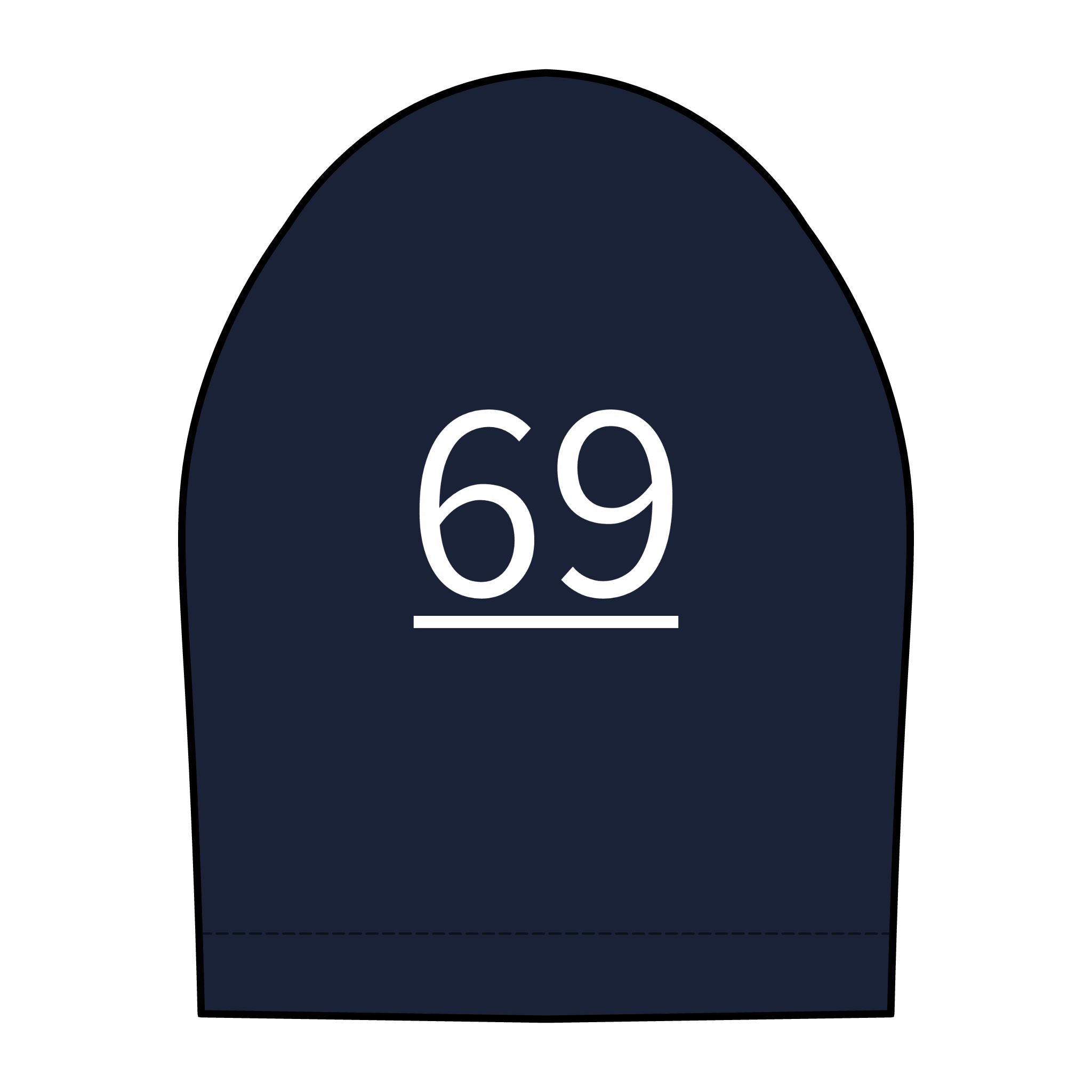69th  Teammate: Team polo Shirt - Blue Ribbon - Daughter / Women's
