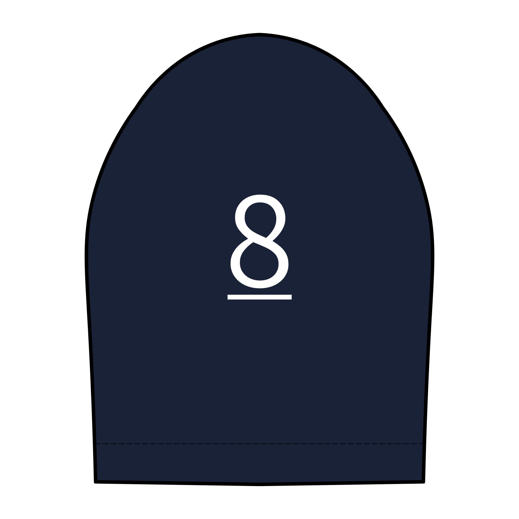 8th  Teammate: Team polo Shirt - Blue Ribbon - Daughter / Women's