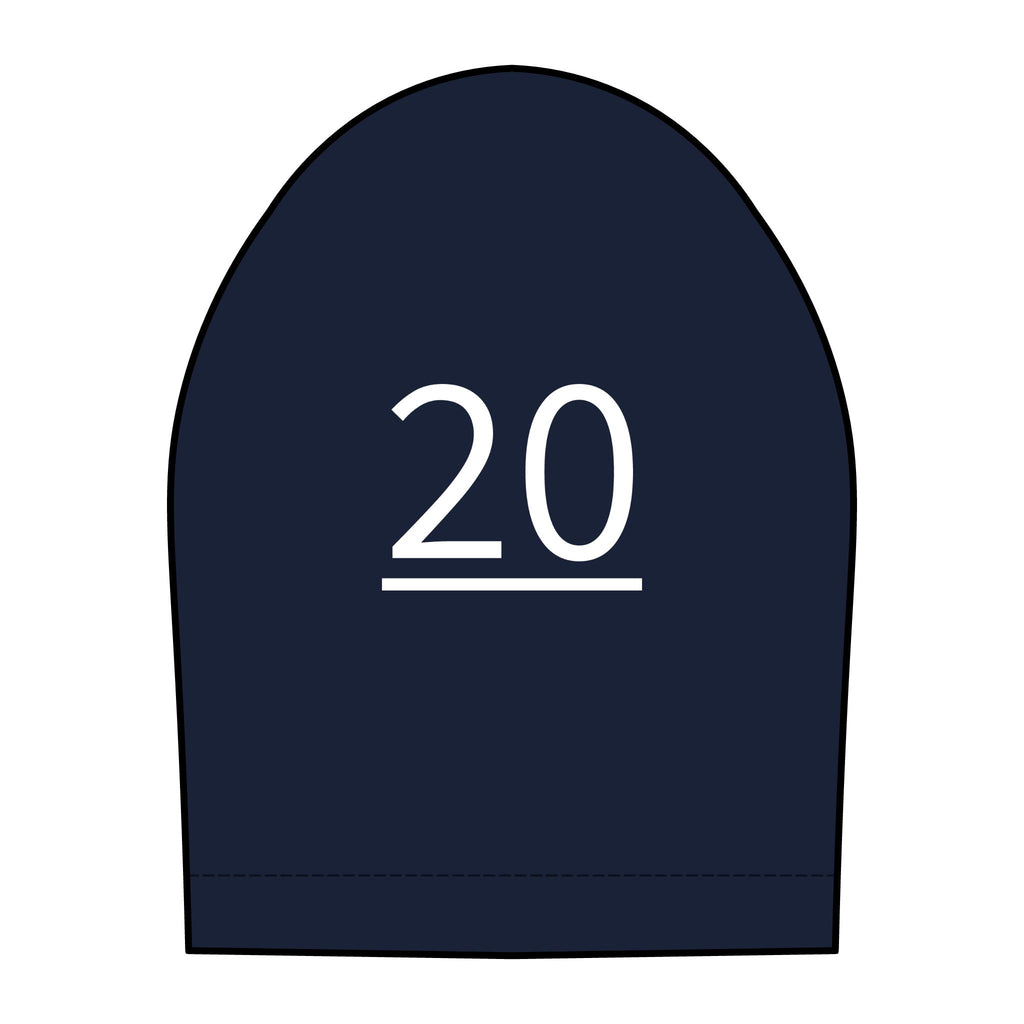 20th  Teammate: Team polo Shirt - Blue Ribbon - Daughter / Women's