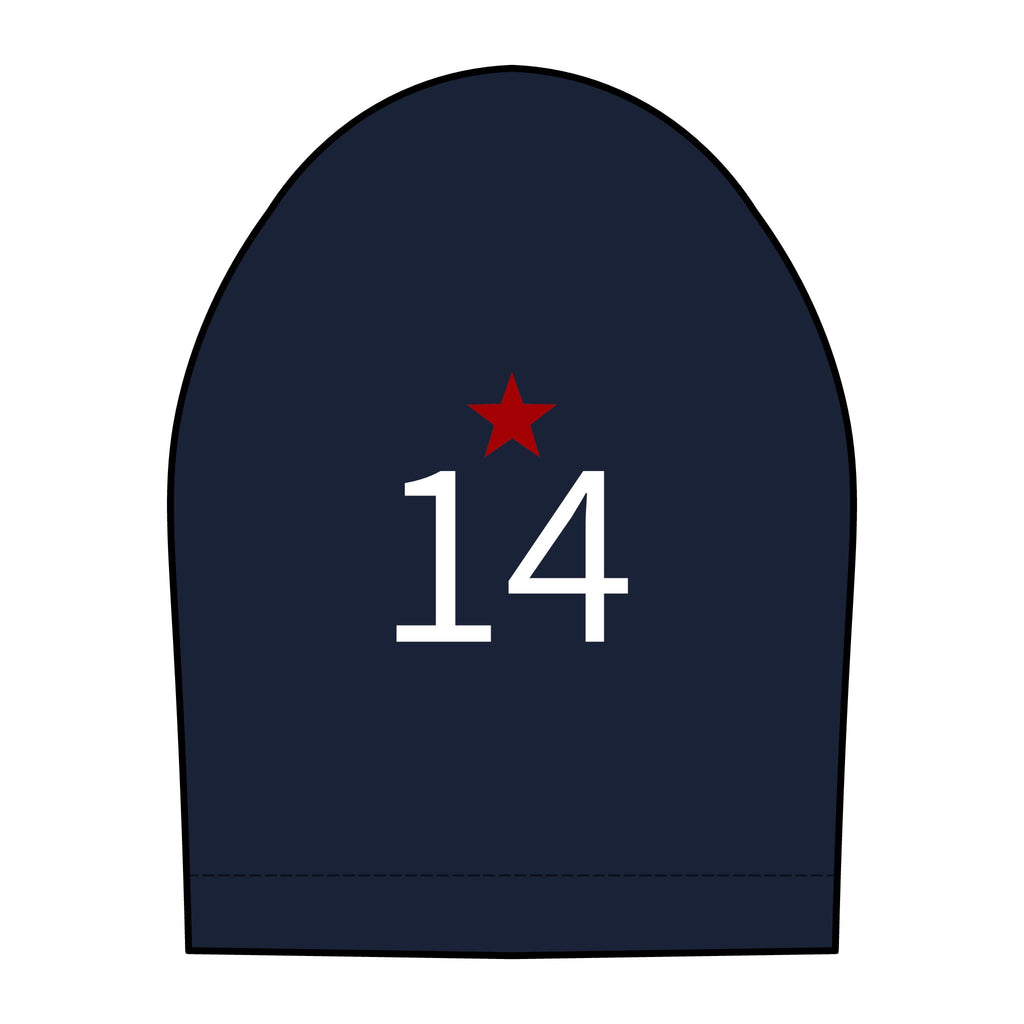 14*  I Miss You: Team polo Shirt - Blue Ribbon - Widow / Women's