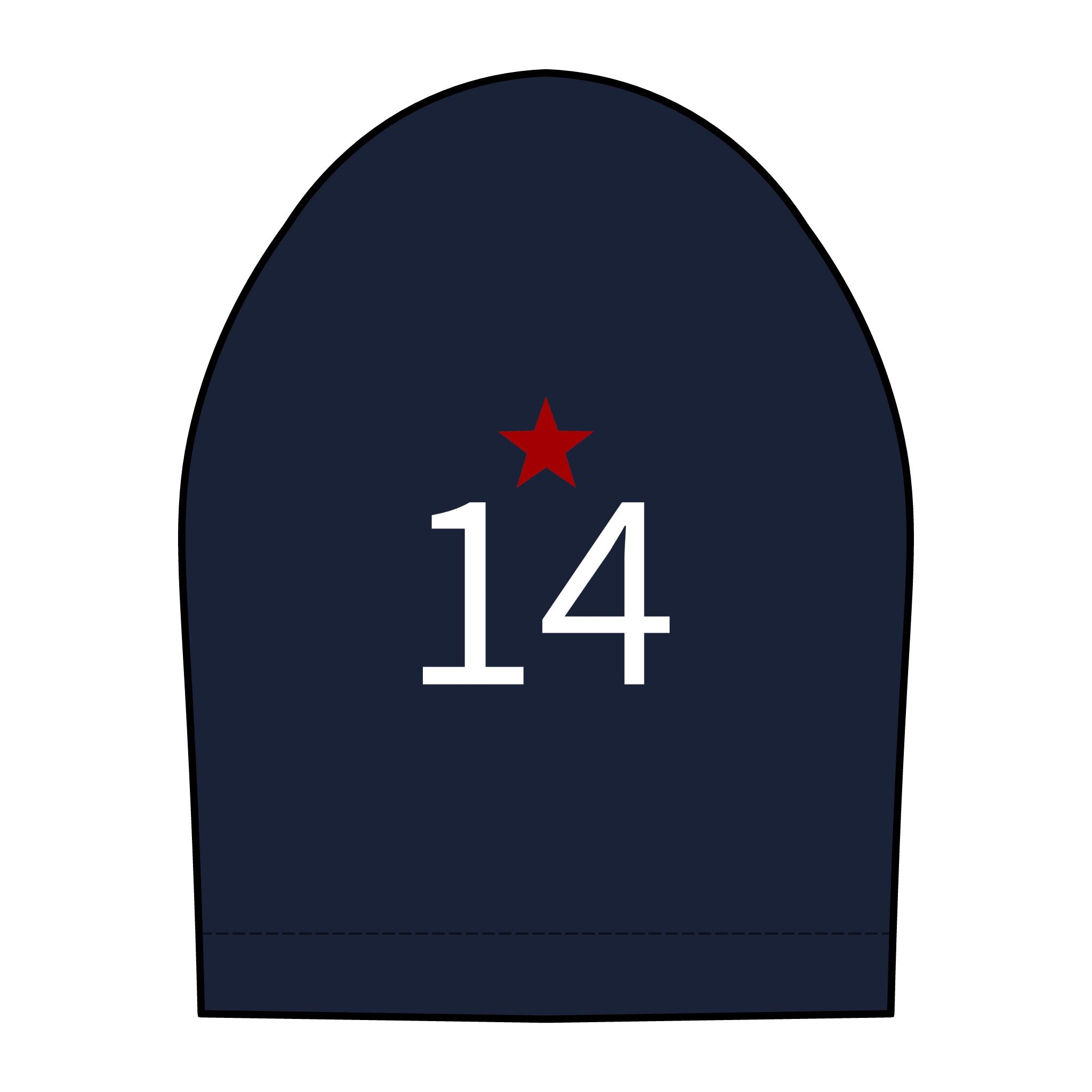 14*  I Miss You: Team polo Shirt - Blue Ribbon - Widow / Women's