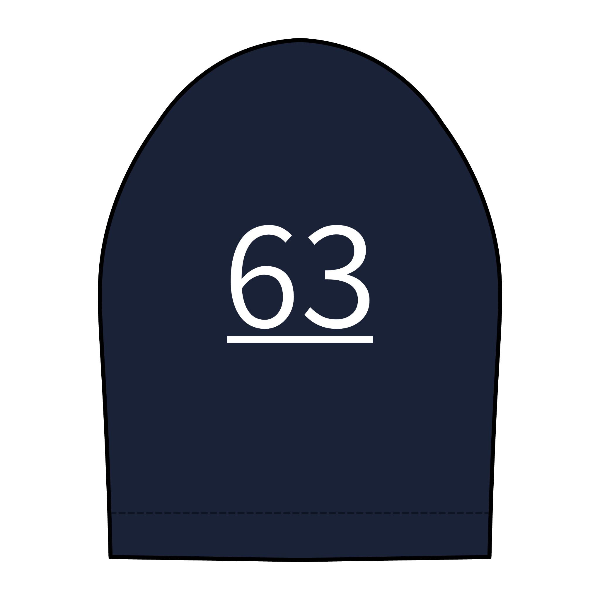 63rd  Teammate: Team polo Shirt - Blue Ribbon - Daughter / Women's