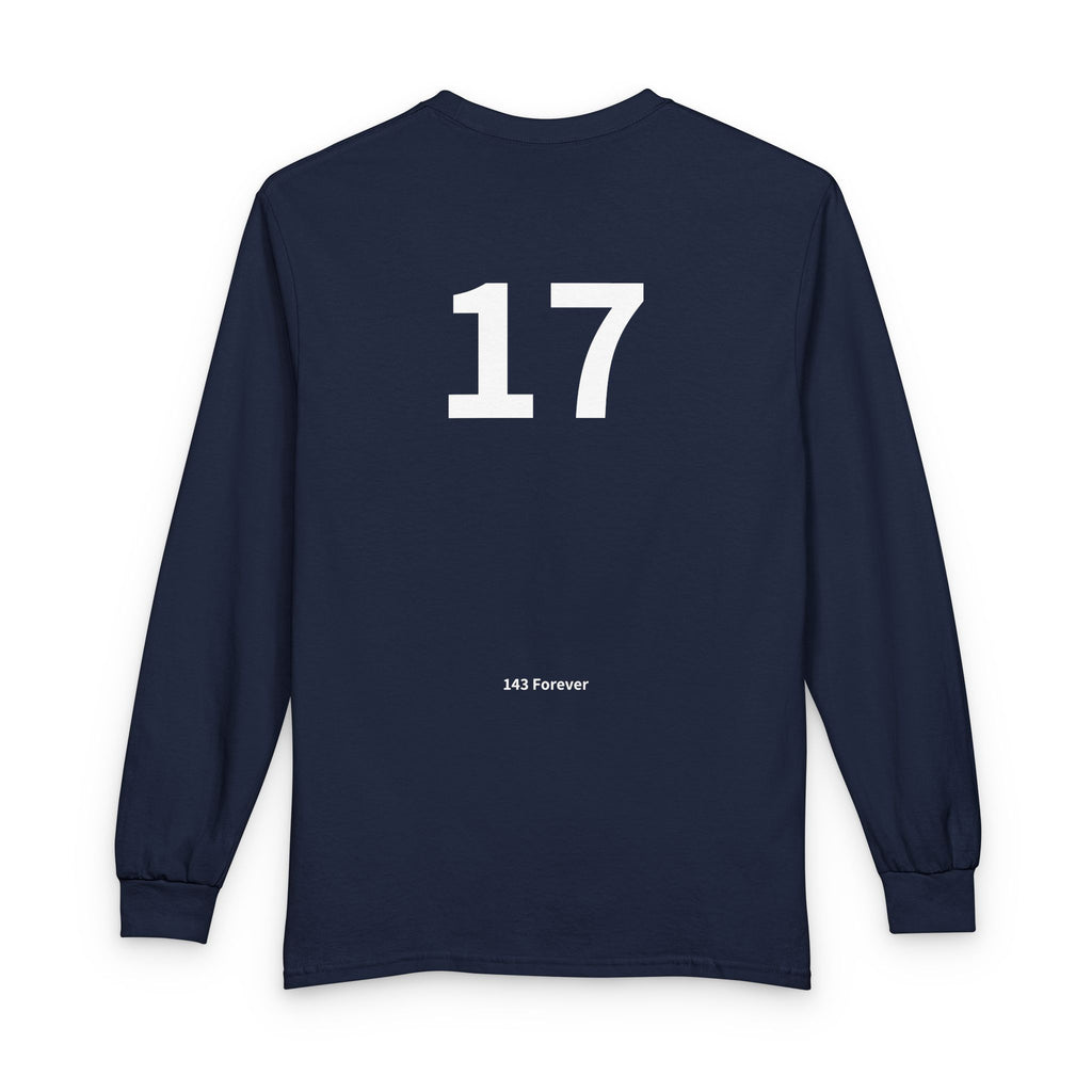 17TH  Happy Anniversary:  Team Shirt Long - Husband / Men's