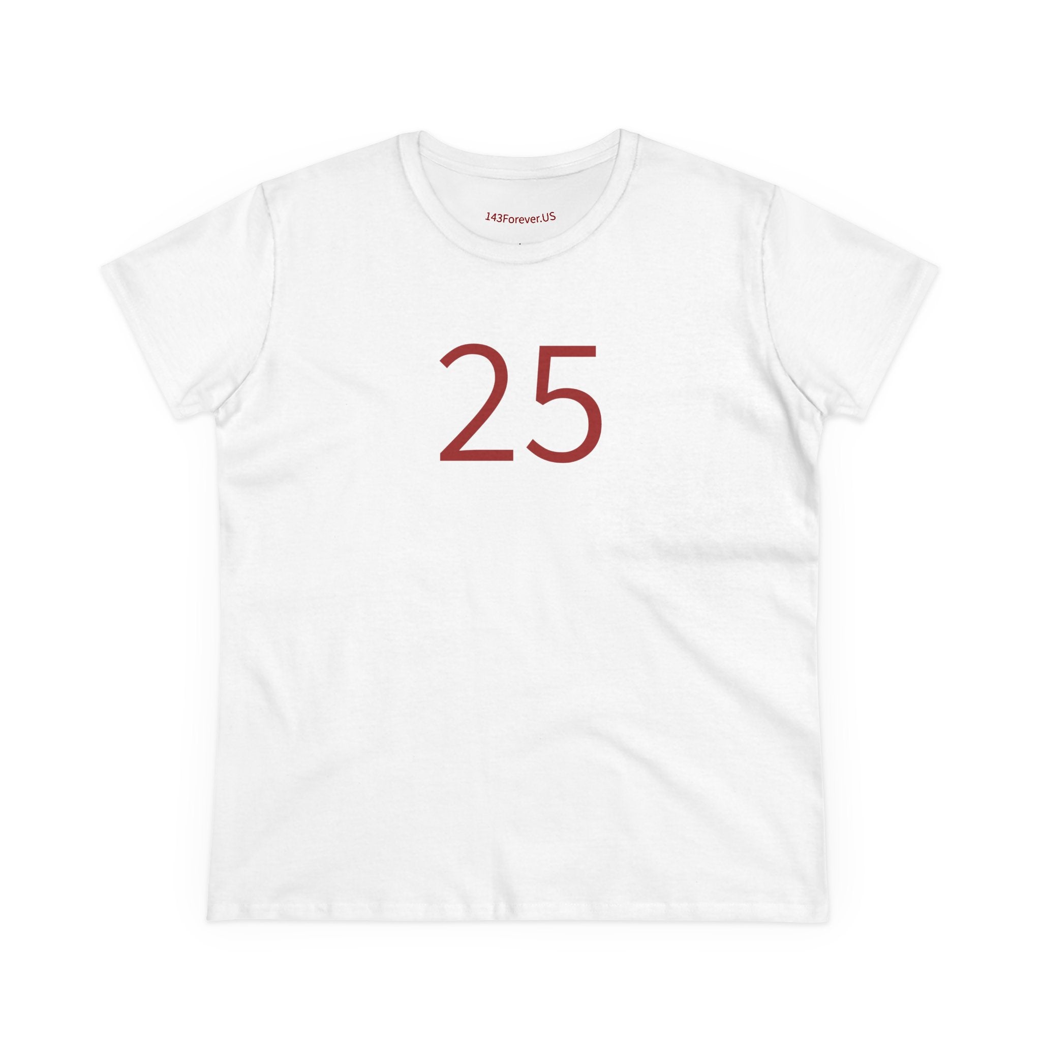 25th  Happy Anniversary: Team Shirt Short - Wife / Women's