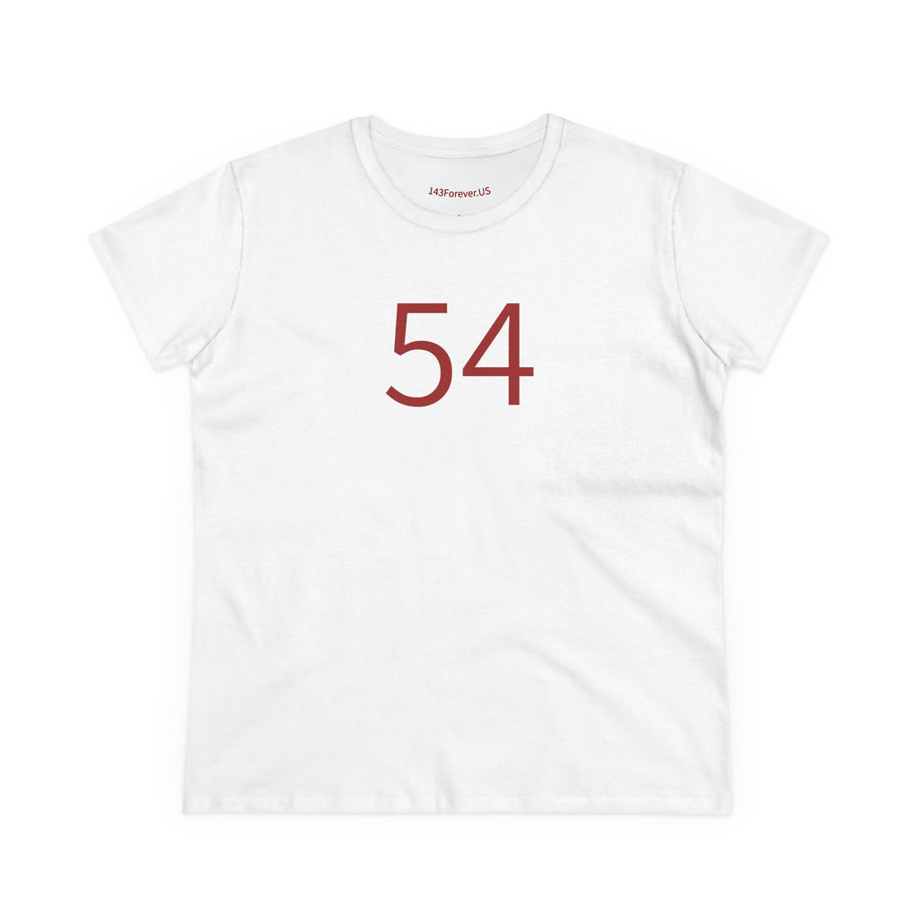 54th  Happy Anniversary: Team Shirt Short - Wife / Women's