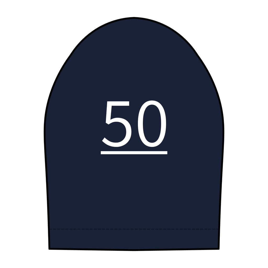 50th  Teammate: Team polo Shirt - Blue Ribbon - Daughter / Women's