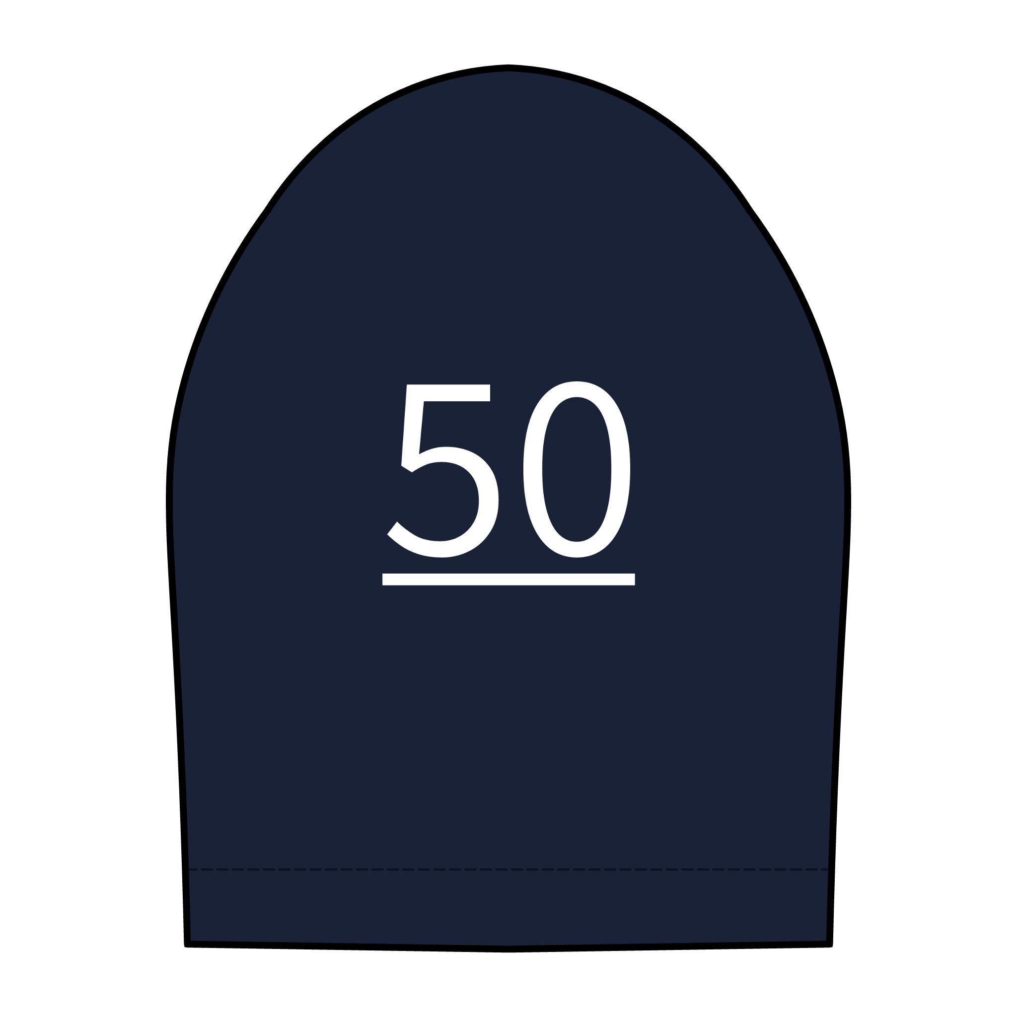 50th  Teammate: Team polo Shirt - Blue Ribbon - Daughter / Women's