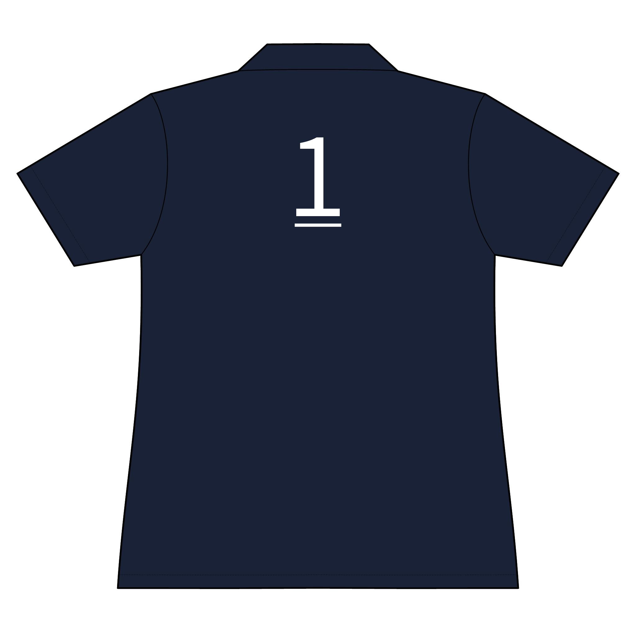 1st Teammate: Team polo Shirt - Blue Ribbon - Daughter / Women's