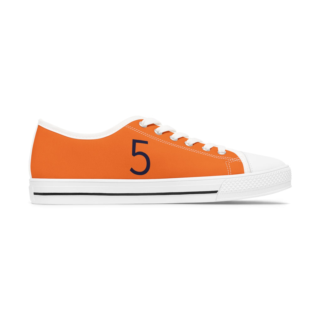5th  Happy Anniversary: Team Sneakers - Orange Crush - Wife / Women's