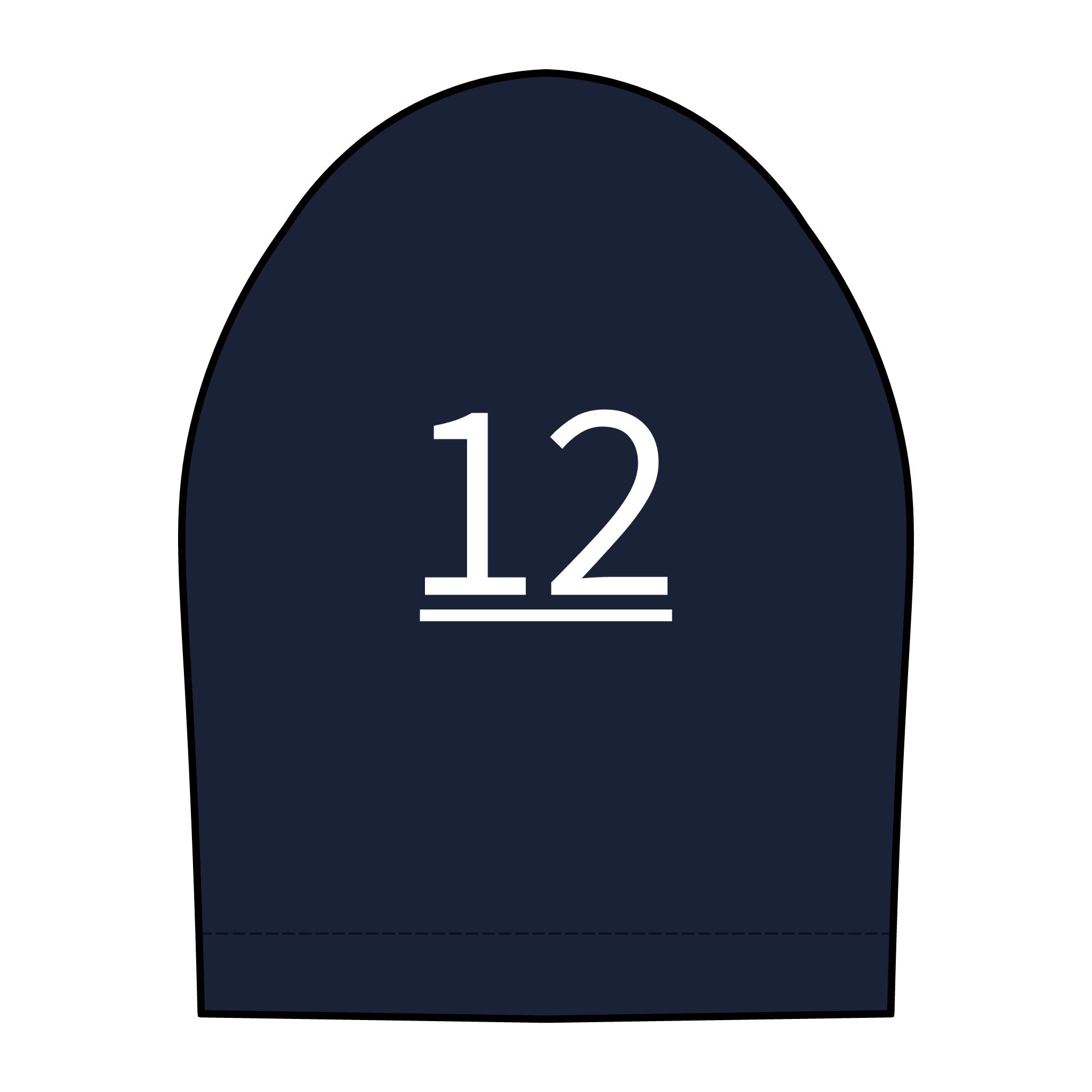 12th  Teammate: Team polo Shirt - Blue Ribbon - Daughter / Women's