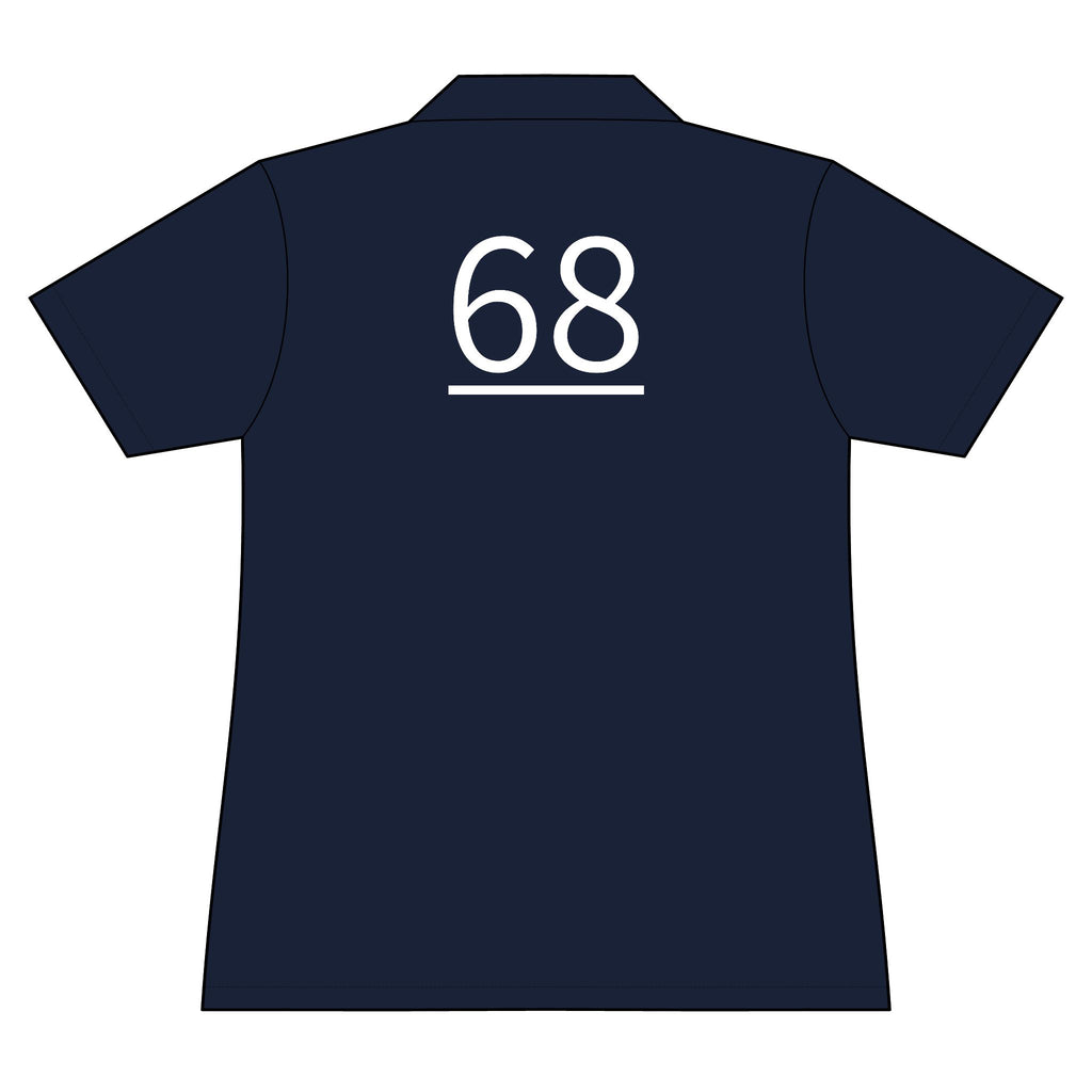 68th  Teammate: Team polo Shirt - Blue Ribbon - Daughter / Women's