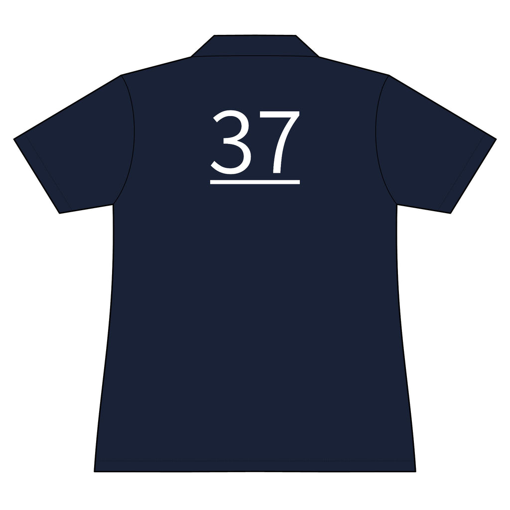 37th  Teammate: Team polo Shirt - Blue Ribbon - Daughter / Women's