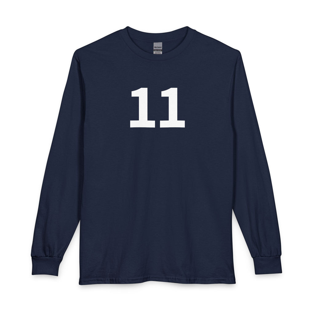 11TH  Happy Anniversary:  Team Shirt Long - Husband / Men's