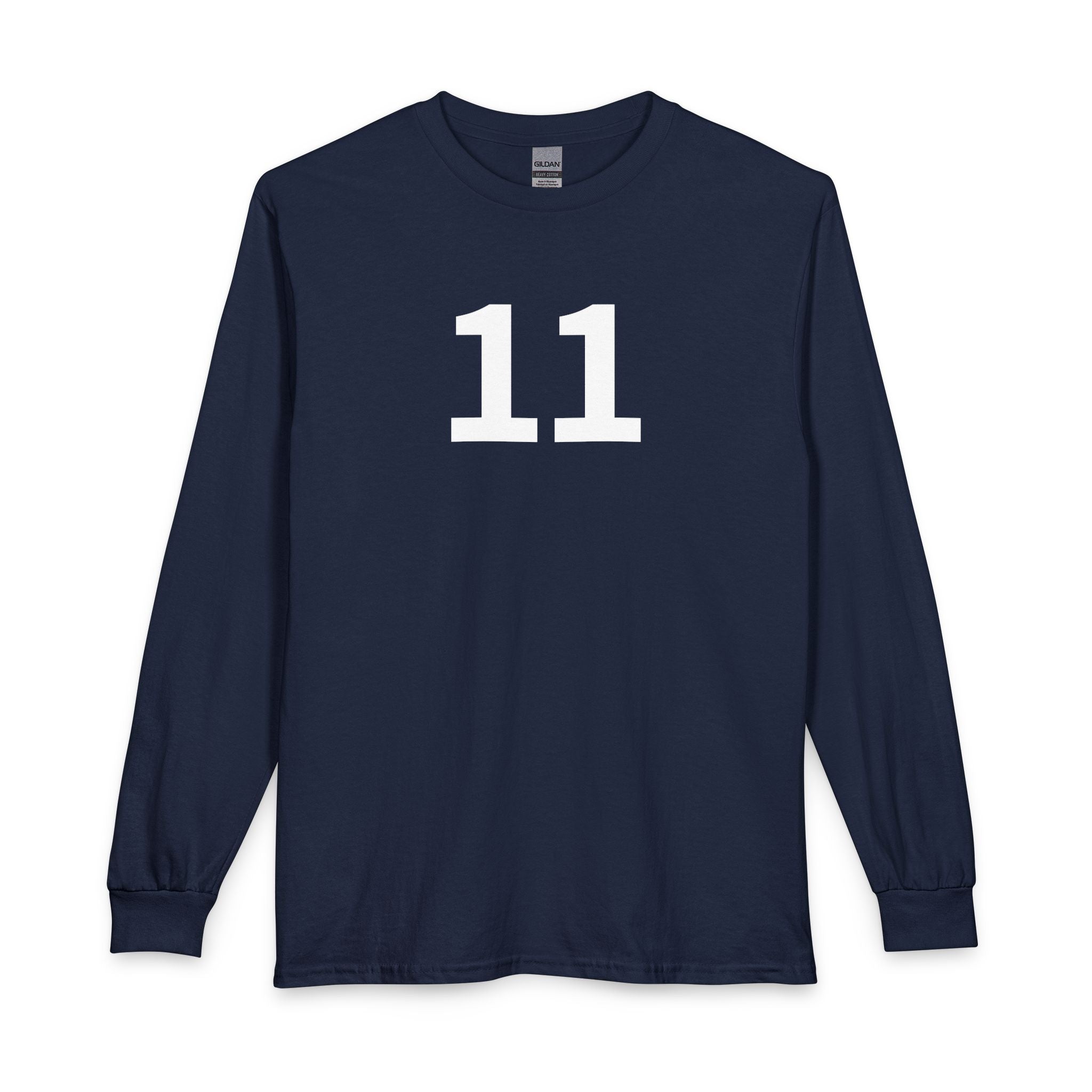 11TH  Happy Anniversary:  Team Shirt Long - Husband / Men's