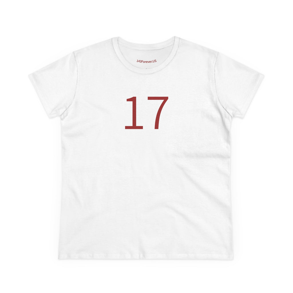 17th  Happy Anniversary: Team Shirt Short - Wife / Women's