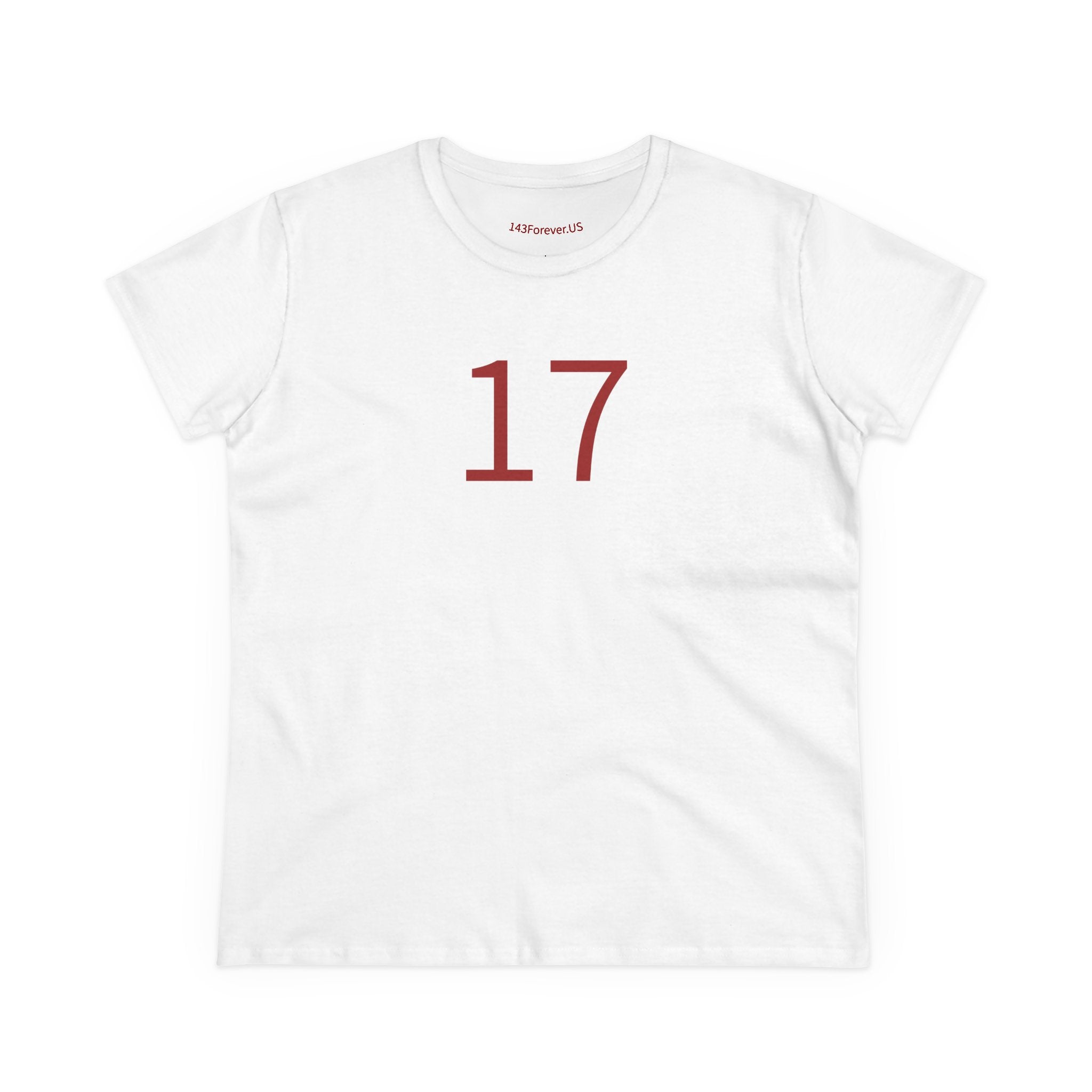 17th  Happy Anniversary: Team Shirt Short - Wife / Women's