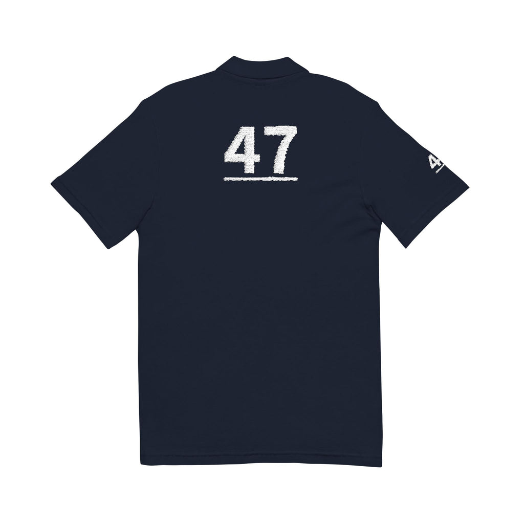 47TH  Teammates:  Team polo Shirt - Blue Ribbon - Son / Men's