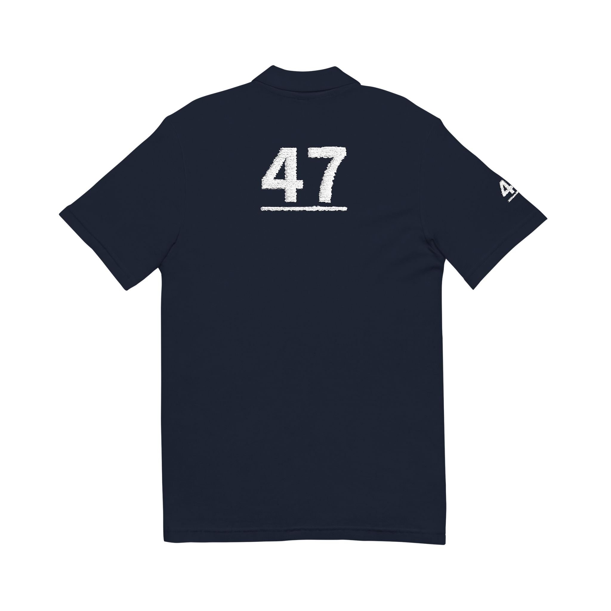 47TH  Teammates:  Team polo Shirt - Blue Ribbon - Son / Men's
