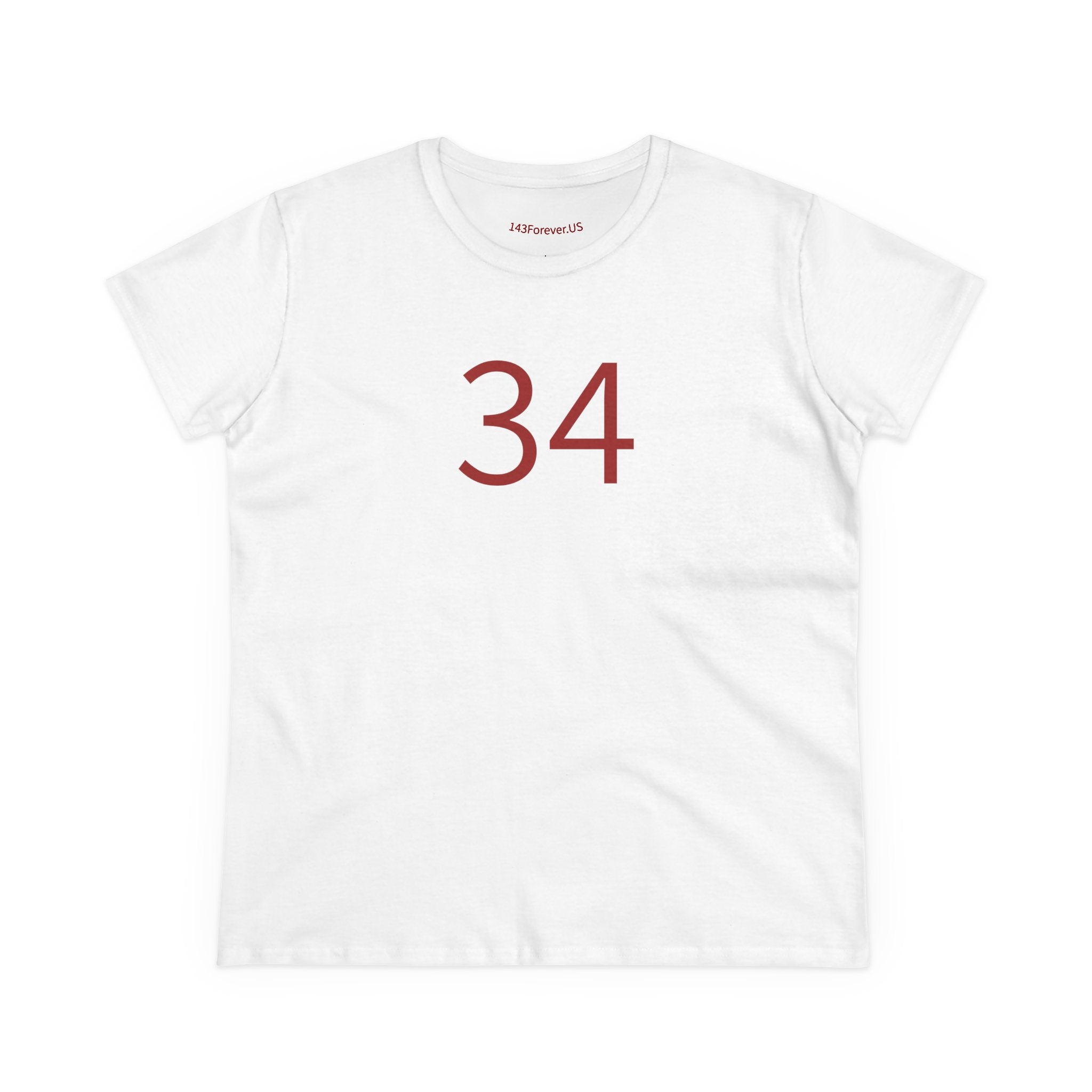 34th Happy Anniversary: Team Shirt Short - Wife / Women's
