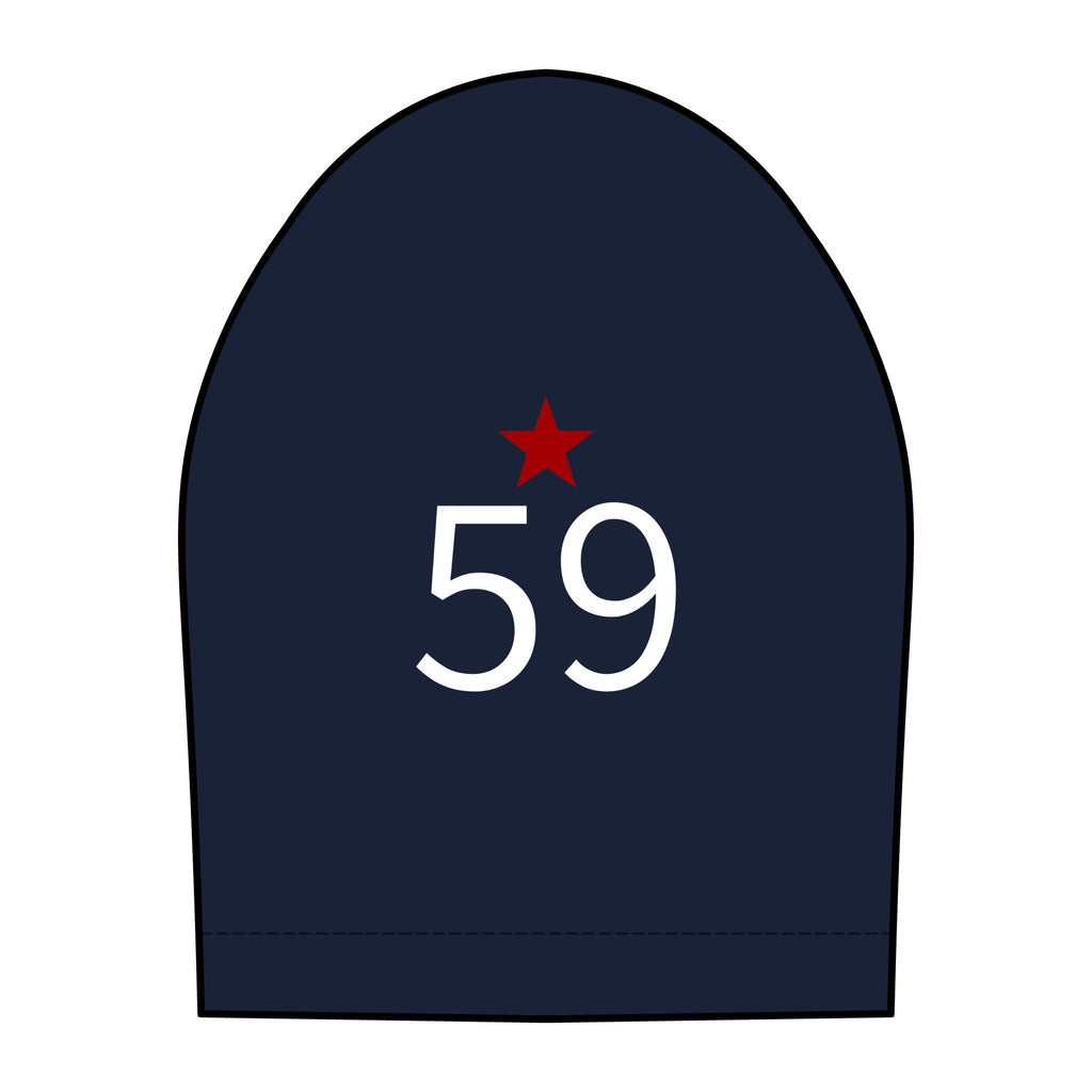 59*  I Miss You: Team polo Shirt - Blue Ribbon - Widow / Women's
