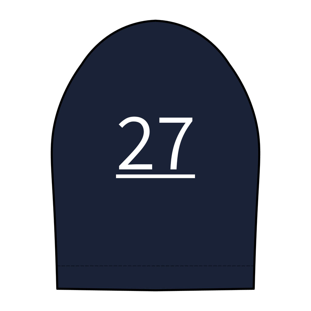 27th  Teammate: Team polo Shirt - Blue Ribbon - Daughter / Women's
