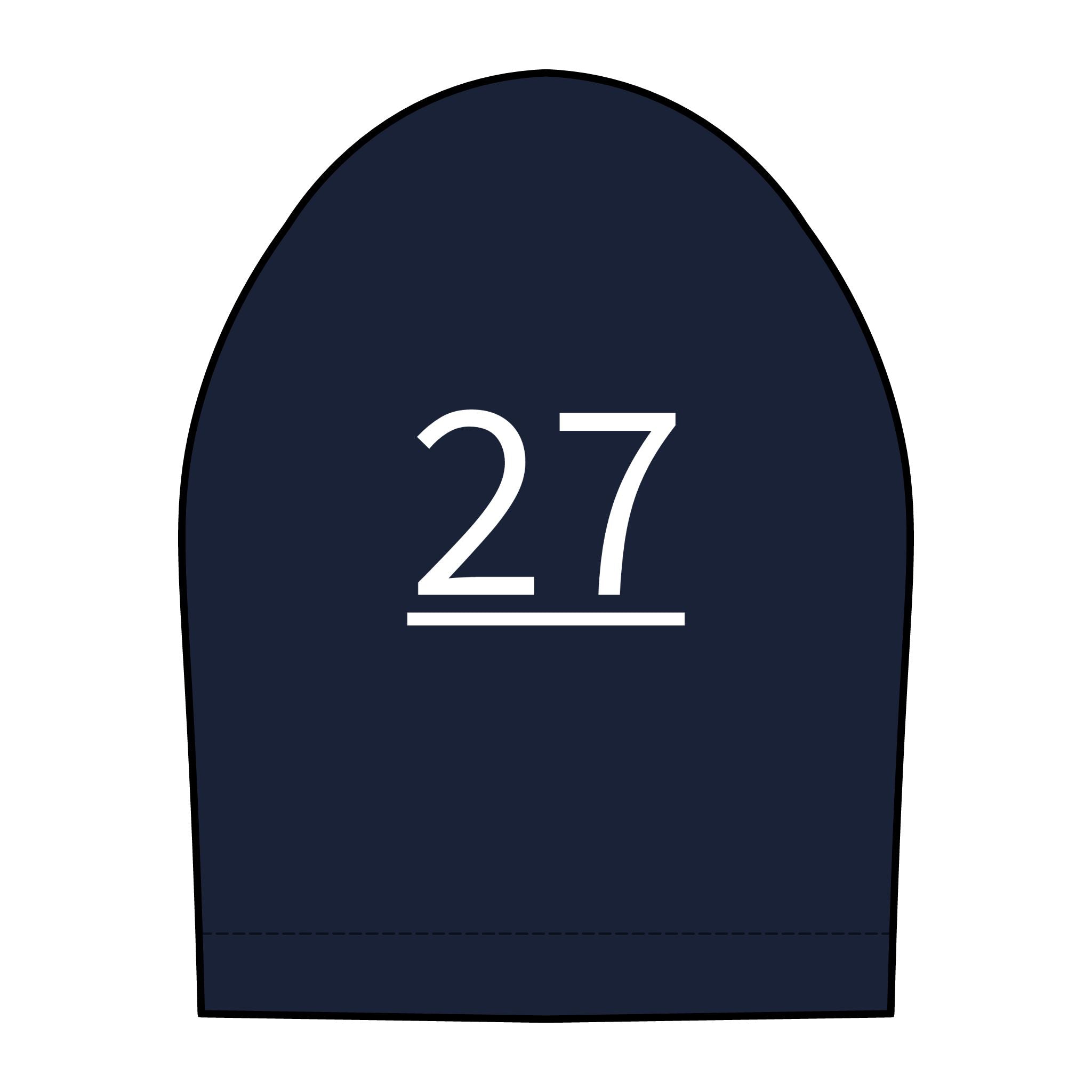27th  Teammate: Team polo Shirt - Blue Ribbon - Daughter / Women's