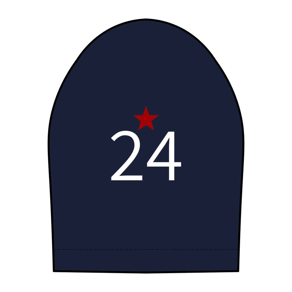 24*  I Miss You: Team polo Shirt - Blue Ribbon - Widow / Women's