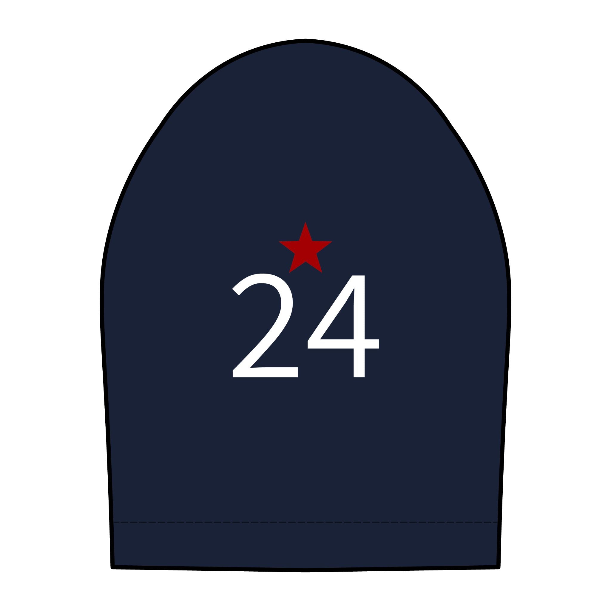 24*  I Miss You: Team polo Shirt - Blue Ribbon - Widow / Women's
