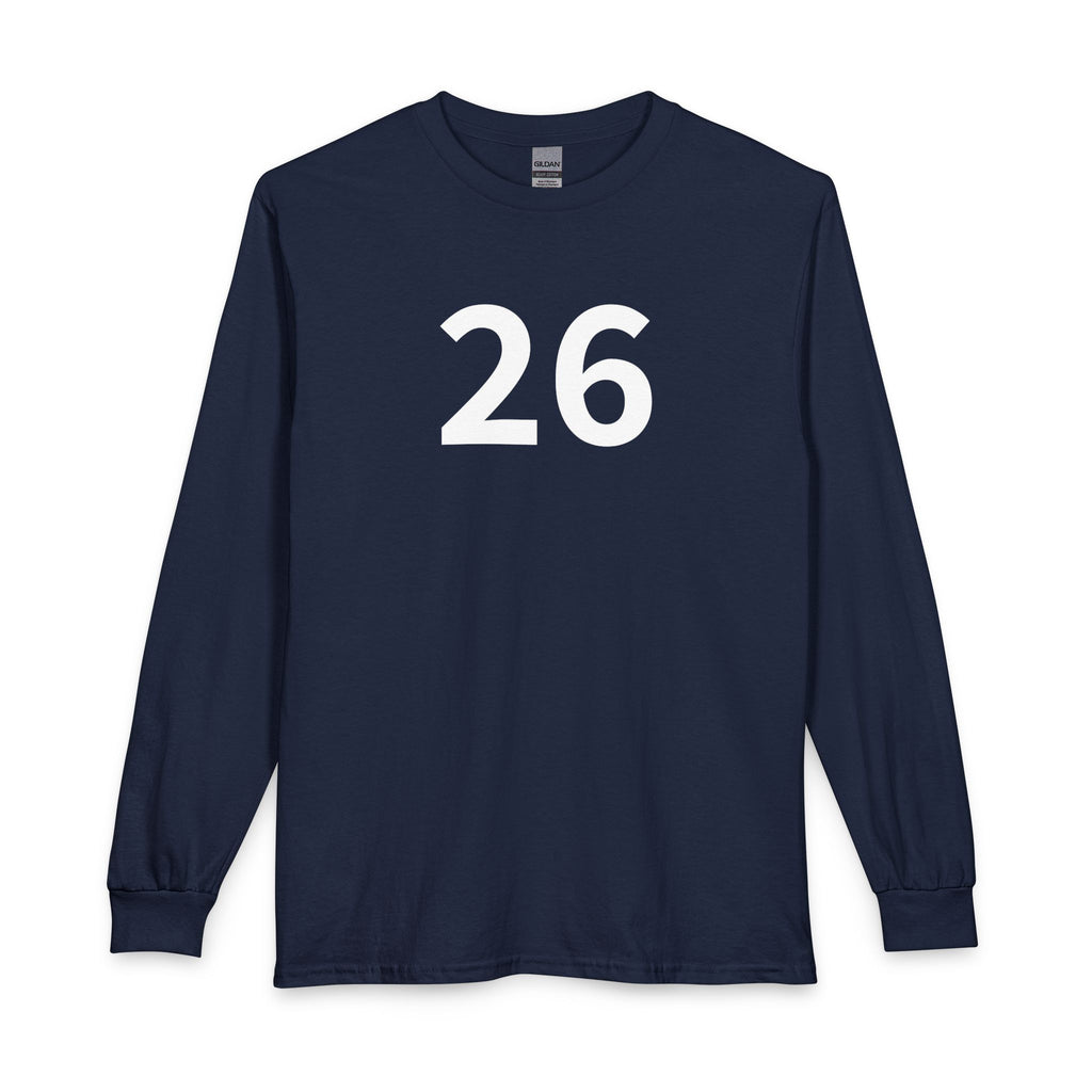 26TH  Happy Anniversary:  Team Shirt Long - Husband / Men's