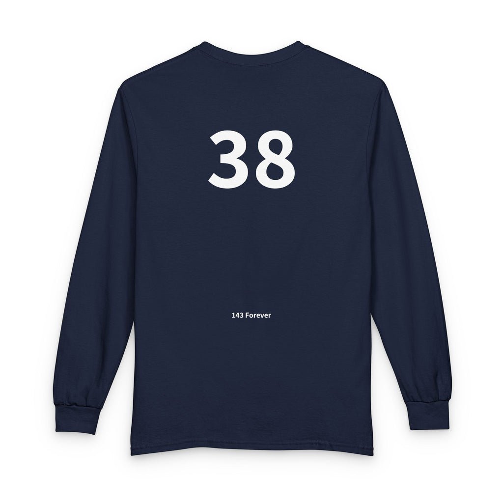 38TH  Happy Anniversary:  Team Shirt Long - Husband / Men's