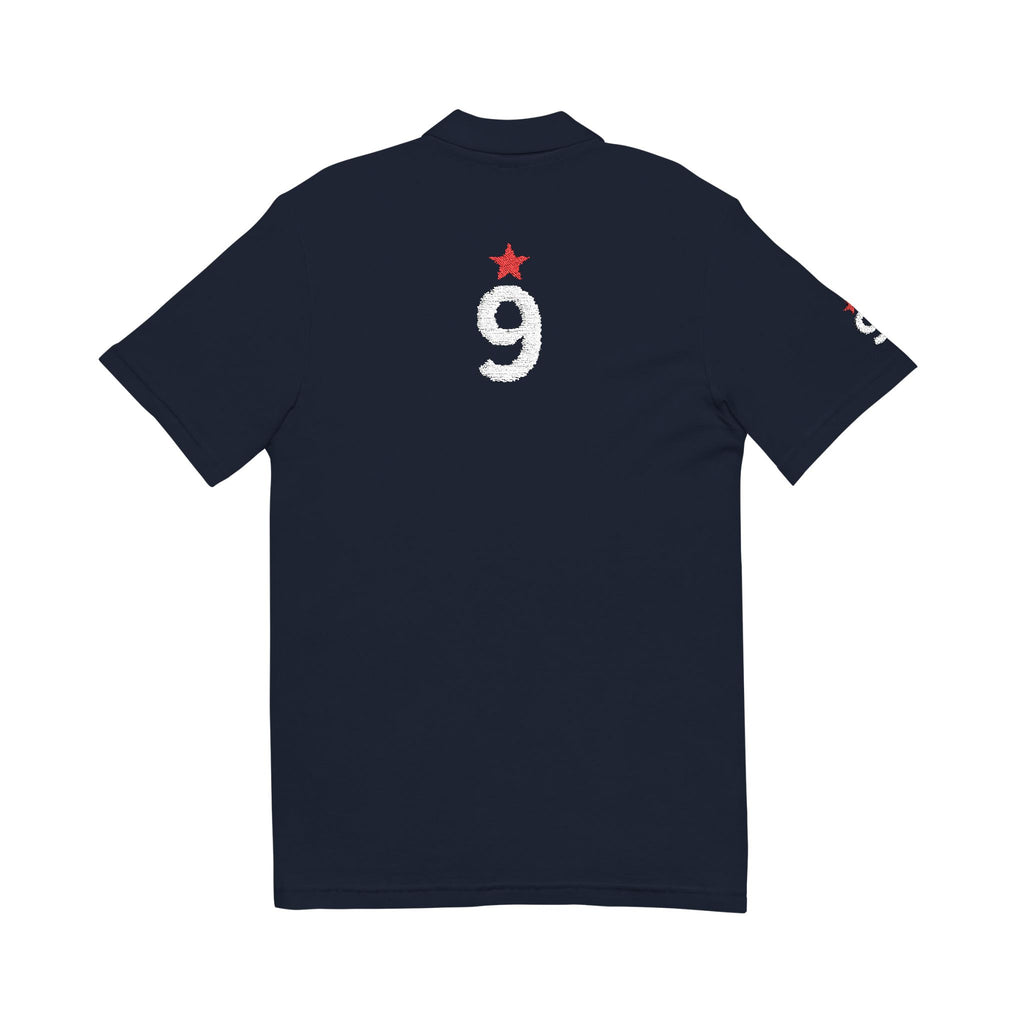 9*  I Miss You:  Team polo Shirt - Blue Ribbon - Widower / Men's