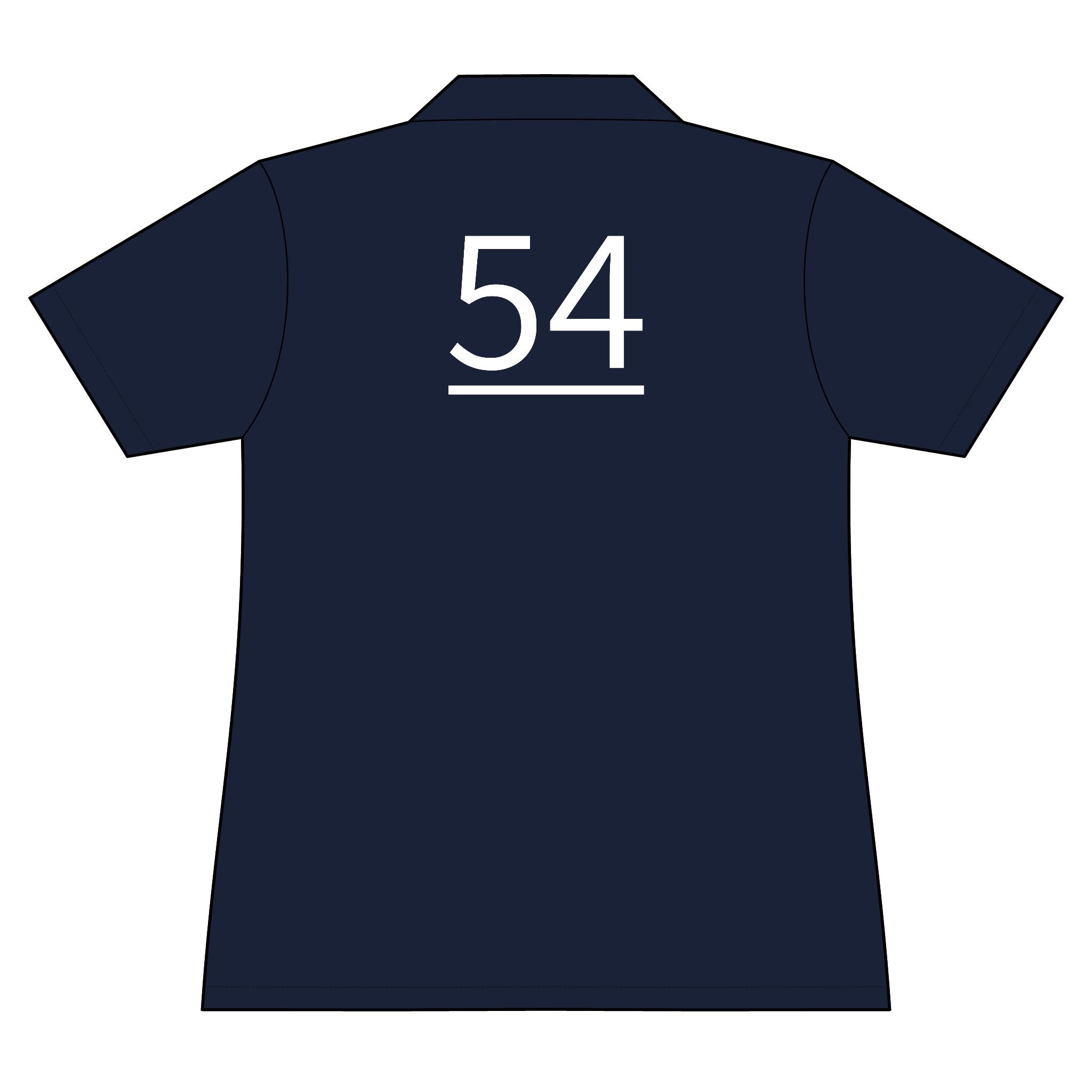 54th  Teammate: Team polo Shirt - Blue Ribbon - Daughter / Women's