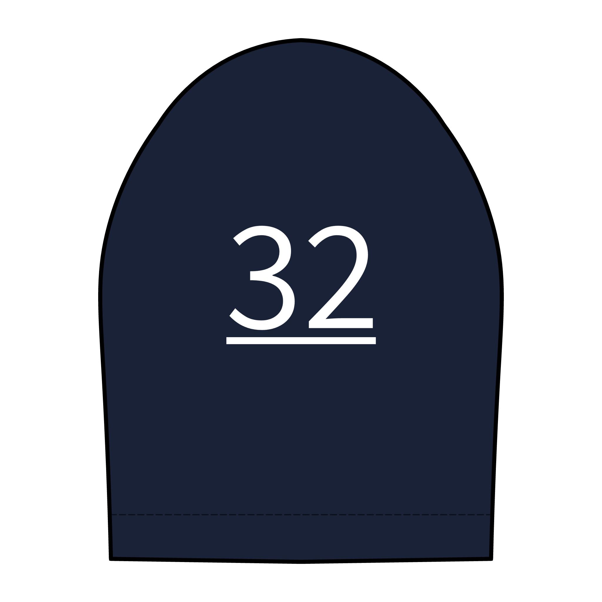 32nd  Teammate: Team polo Shirt - Blue Ribbon - Daughter / Women's