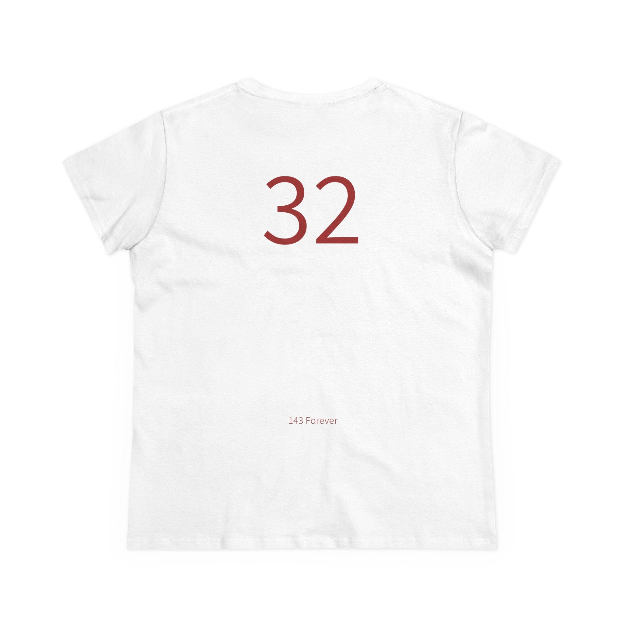 32nd  Happy Anniversary: Team Shirt Short - Wife / Women's