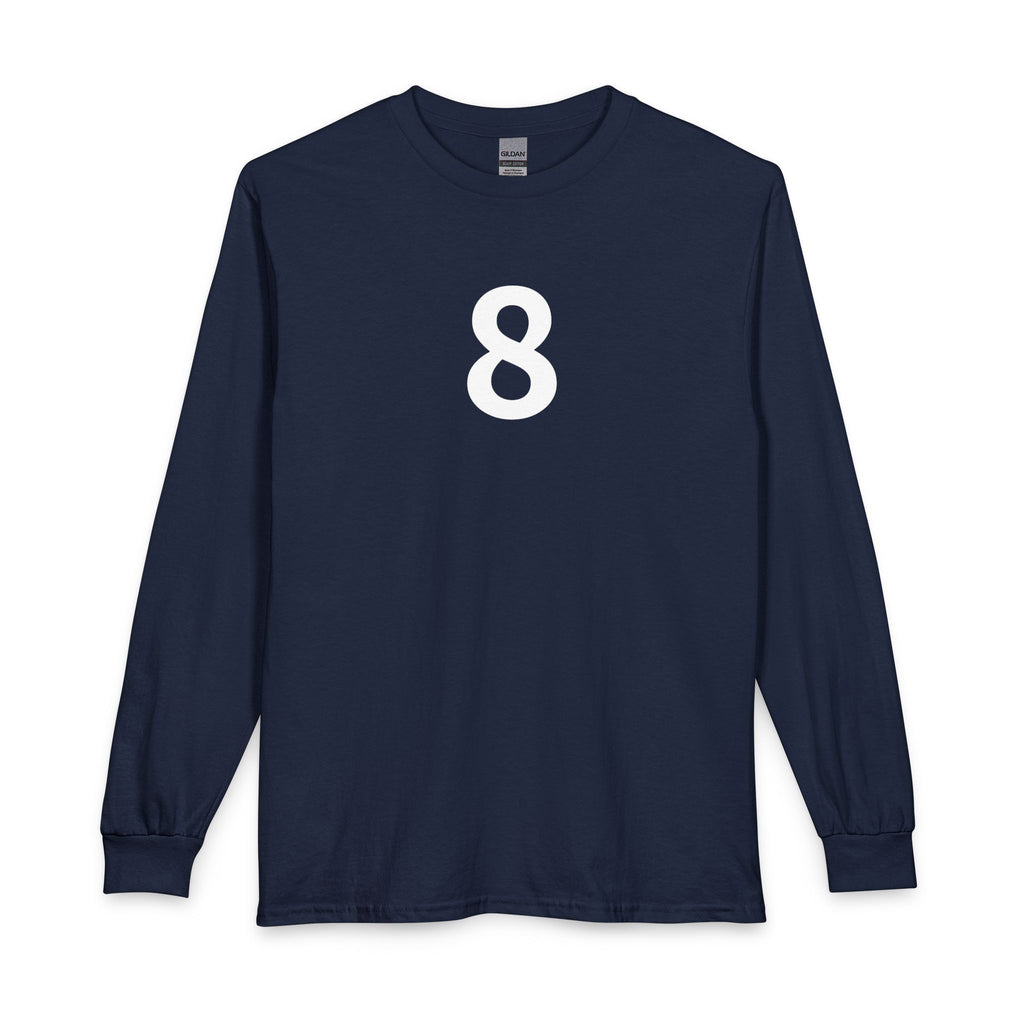 8TH  Happy Anniversary:  Team Shirt Long - Husband / Men's