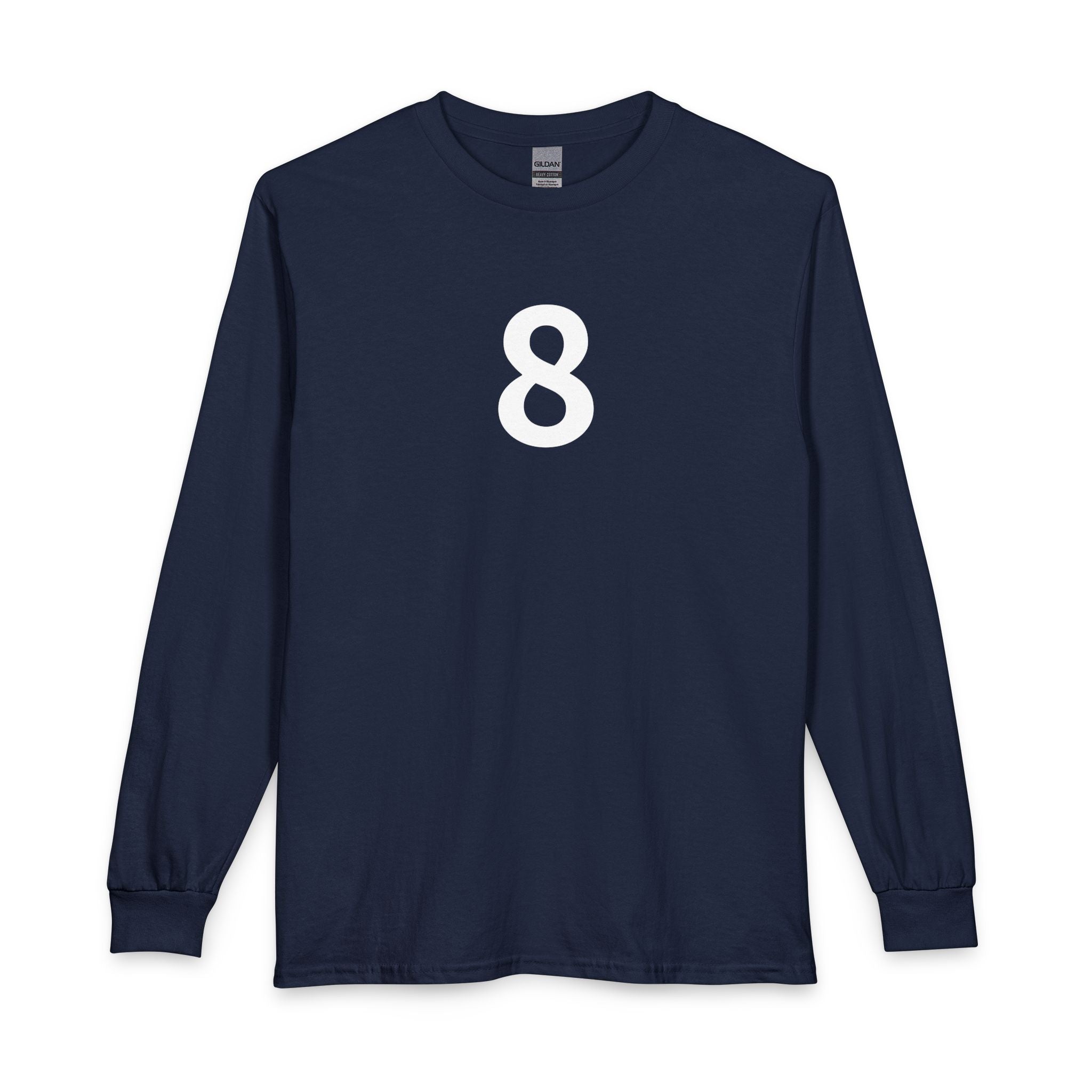 8TH  Happy Anniversary:  Team Shirt Long - Husband / Men's