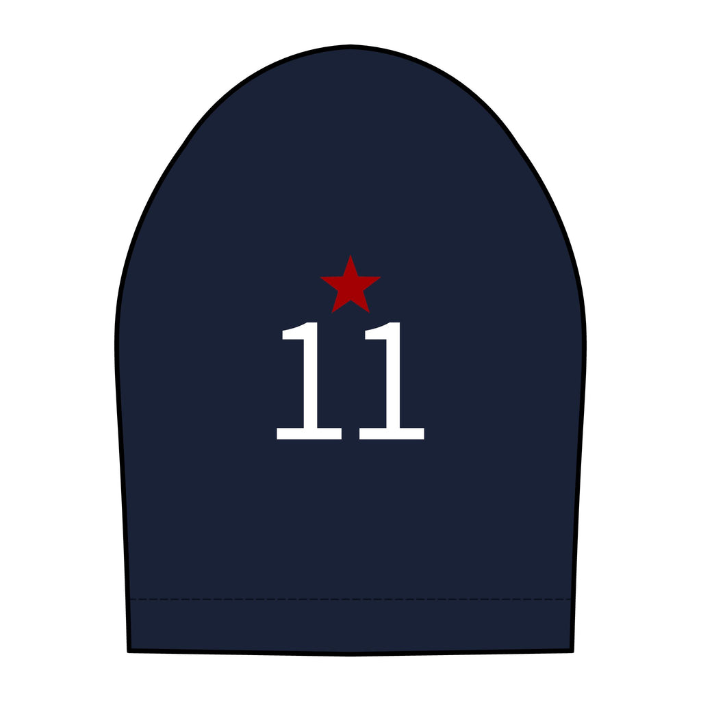 11*  I Miss You: Team polo Shirt - Blue Ribbon - Widow / Women's
